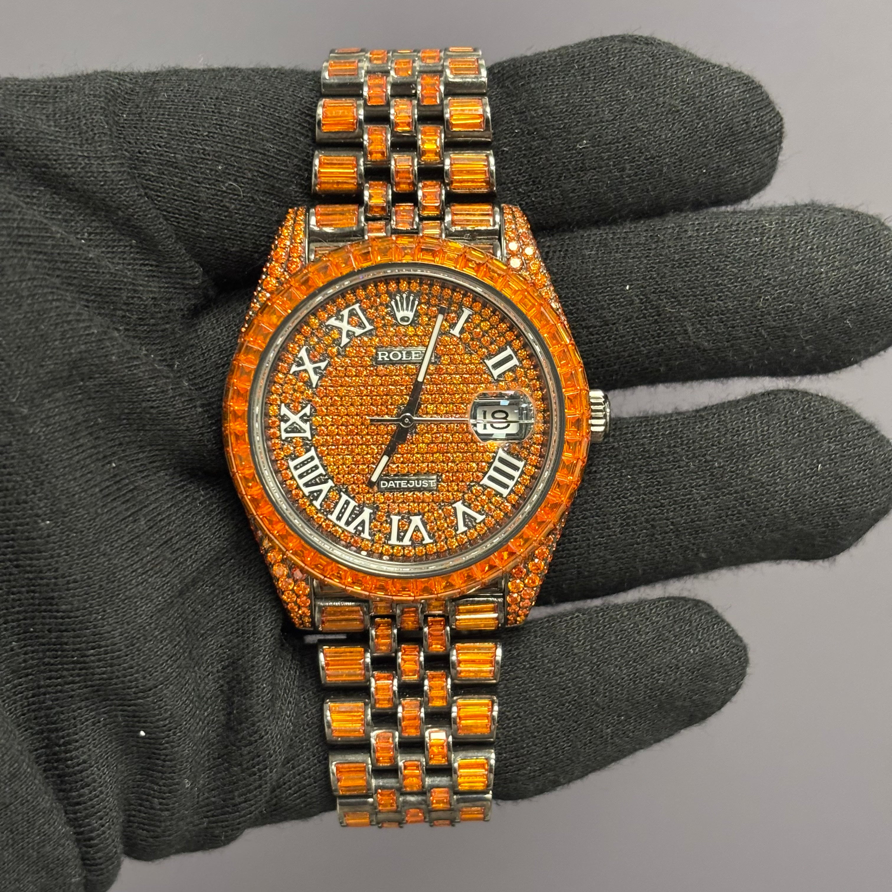 Rolex Datejust 41mm Pave Dial Watch Ref# 126300 - Happy Jewelers Fine Jewelry Lifetime Warranty