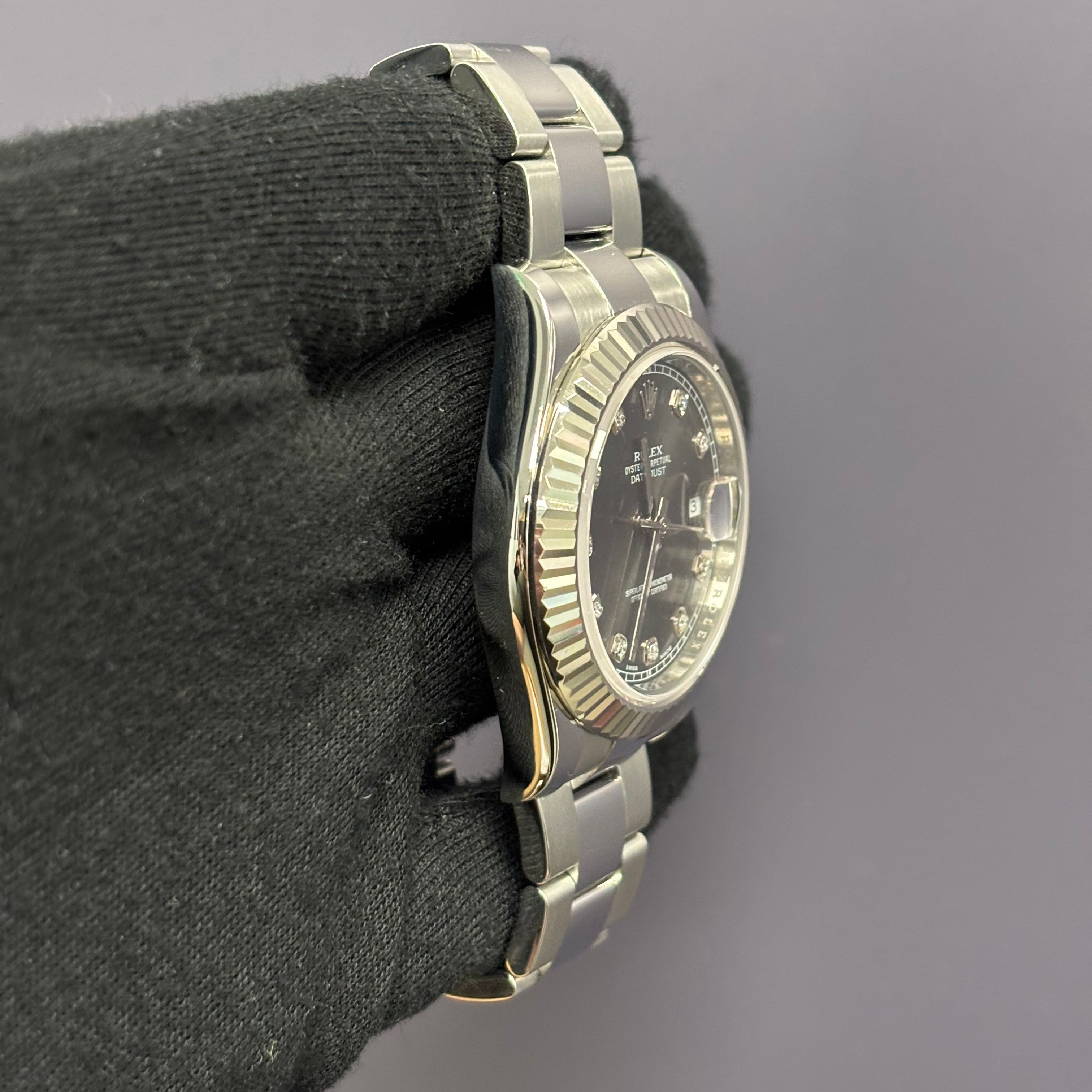 Rolex Datejust 41mm Rhodium Dial Watch Ref# 116334 - Happy Jewelers Fine Jewelry Lifetime Warranty