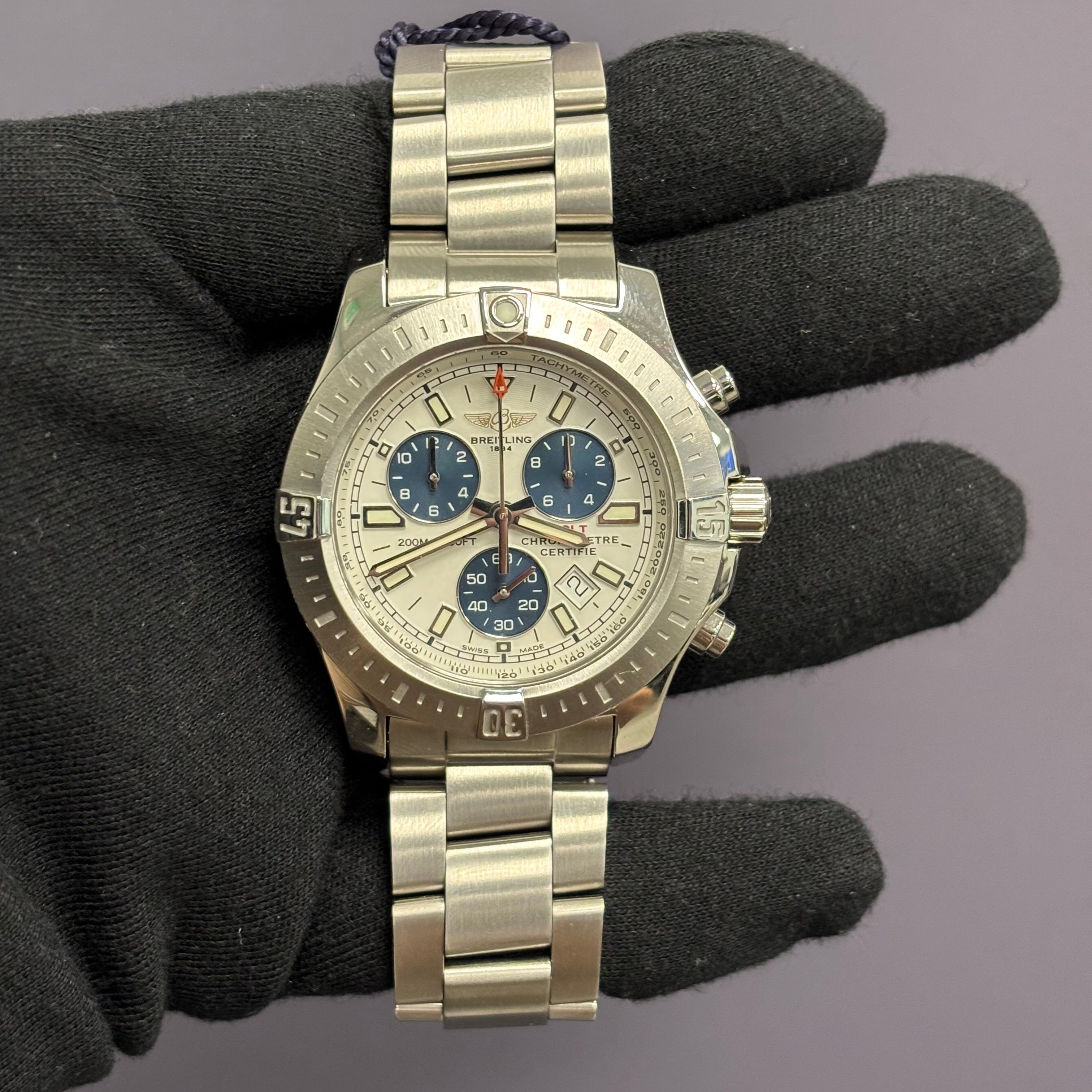 Breitling Colt 44mm White Dial Watch Ref# A73388111G1A1 - Happy Jewelers Fine Jewelry Lifetime Warranty