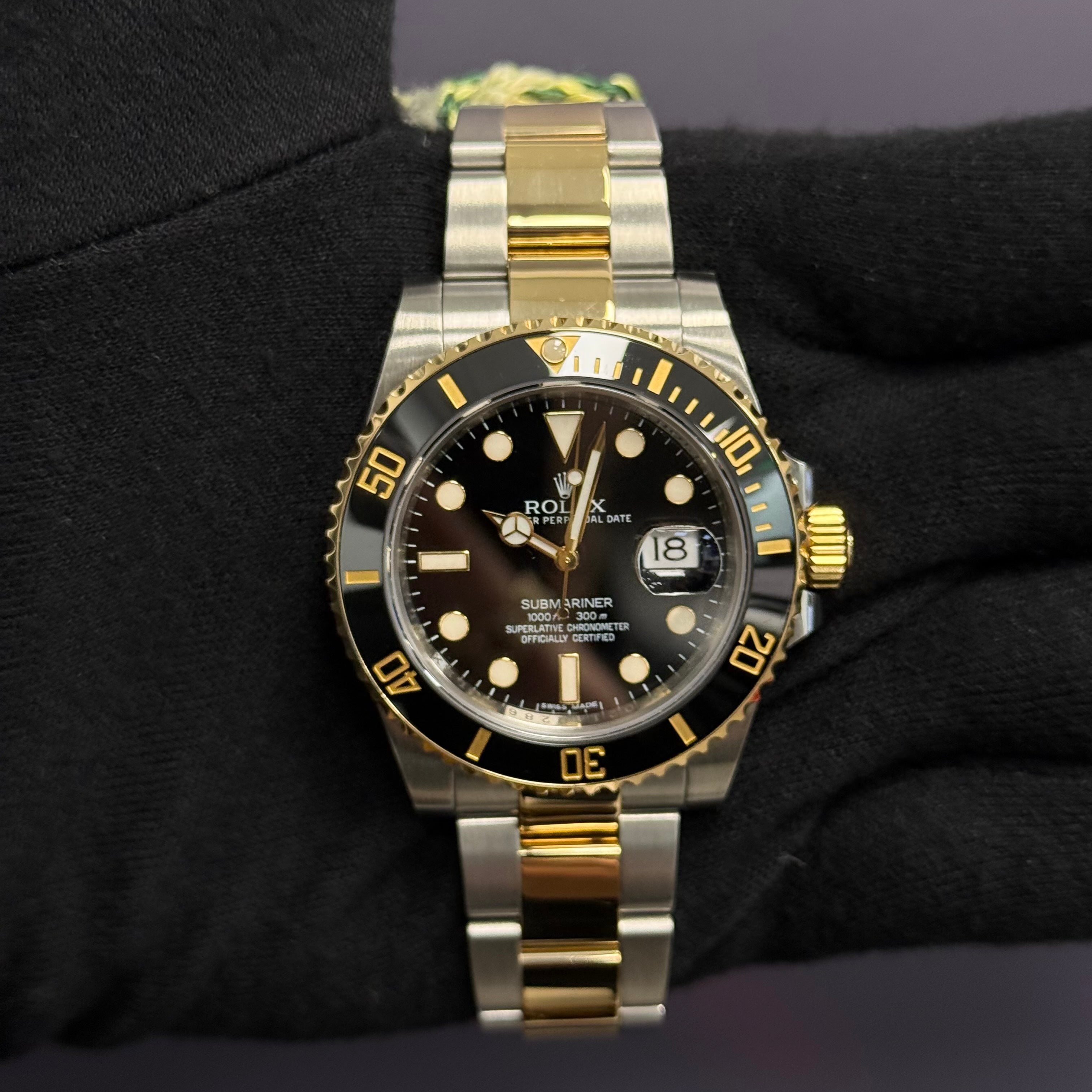 Rolex Submariner 40mm Black Dial Ref# 116613 - Happy Jewelers Fine Jewelry Lifetime Warranty