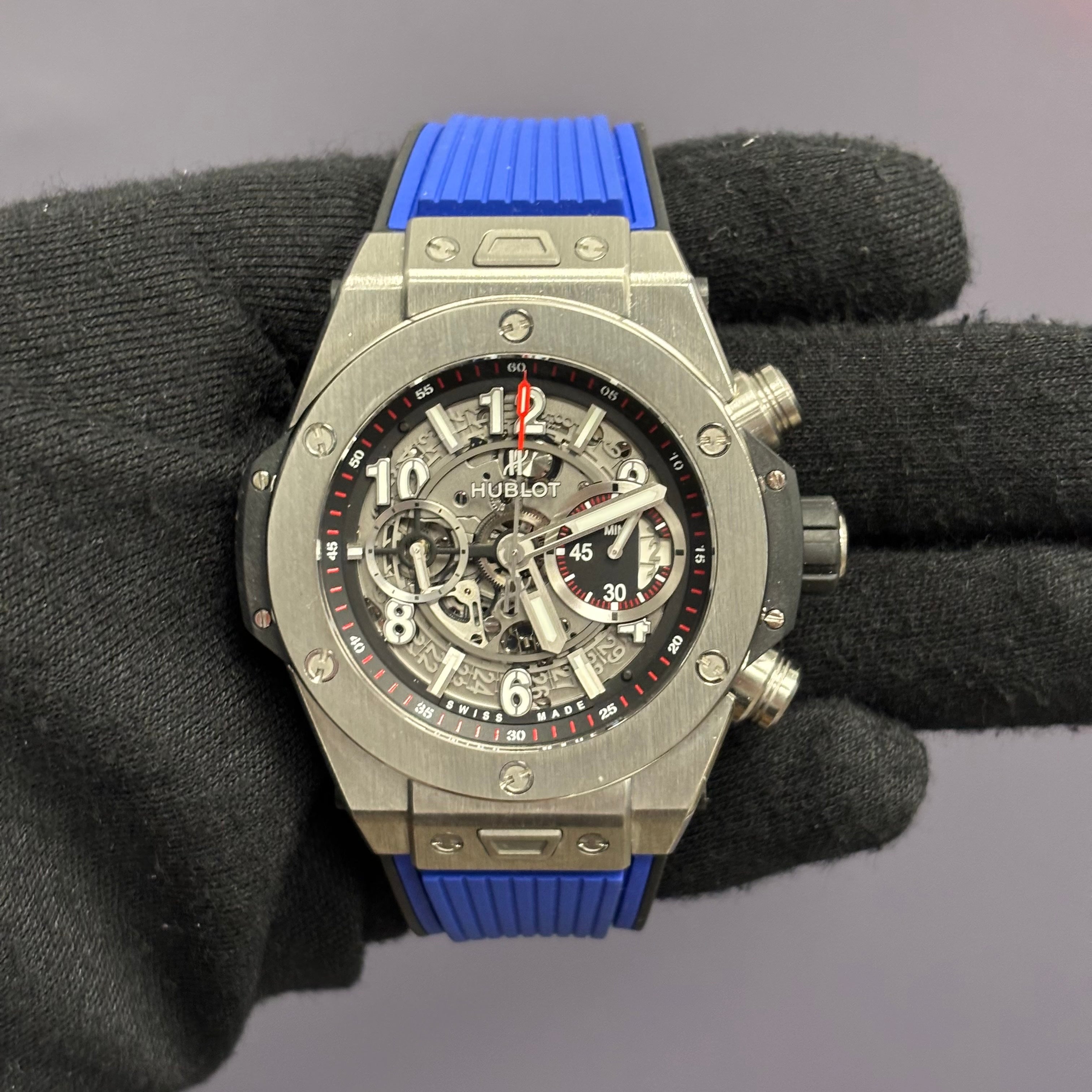 Hublot Big Bang 45mm Openwork Dial Watch Ref# 411.NX.1170.RX - Happy Jewelers Fine Jewelry Lifetime Warranty