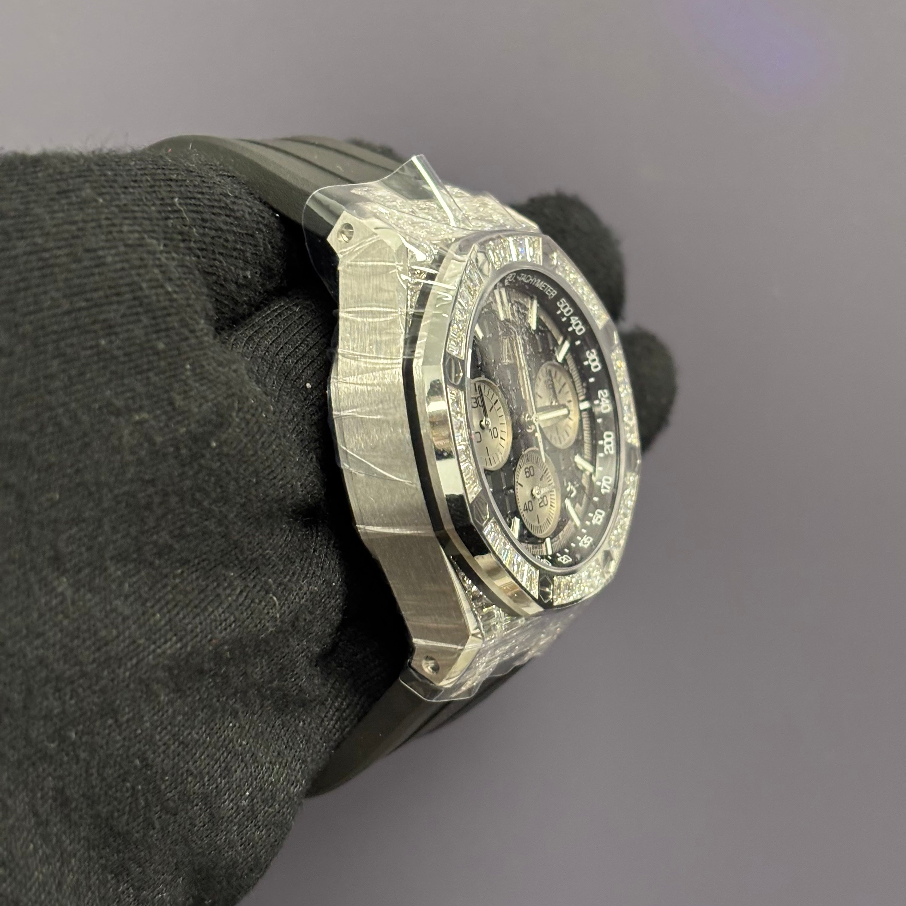 Audemars Piguet Royal Oak 43mm Black Dial Watch Ref# 26425BC.ZZ.D002CA.01 - Happy Jewelers Fine Jewelry Lifetime Warranty