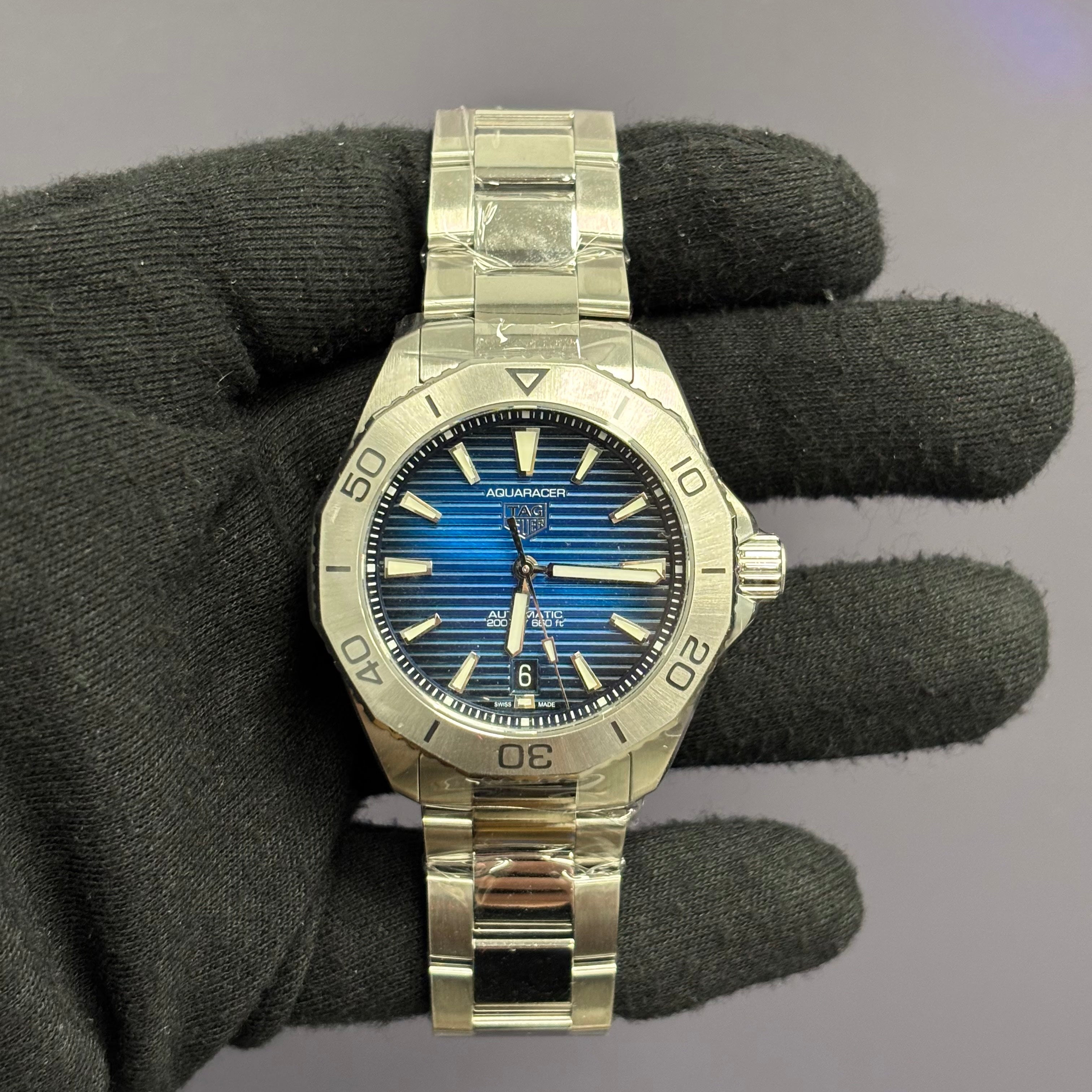 Tag Heuer Aquaracer 40mm Blue Dial Watch Ref# WBP2111 - Happy Jewelers Fine Jewelry Lifetime Warranty
