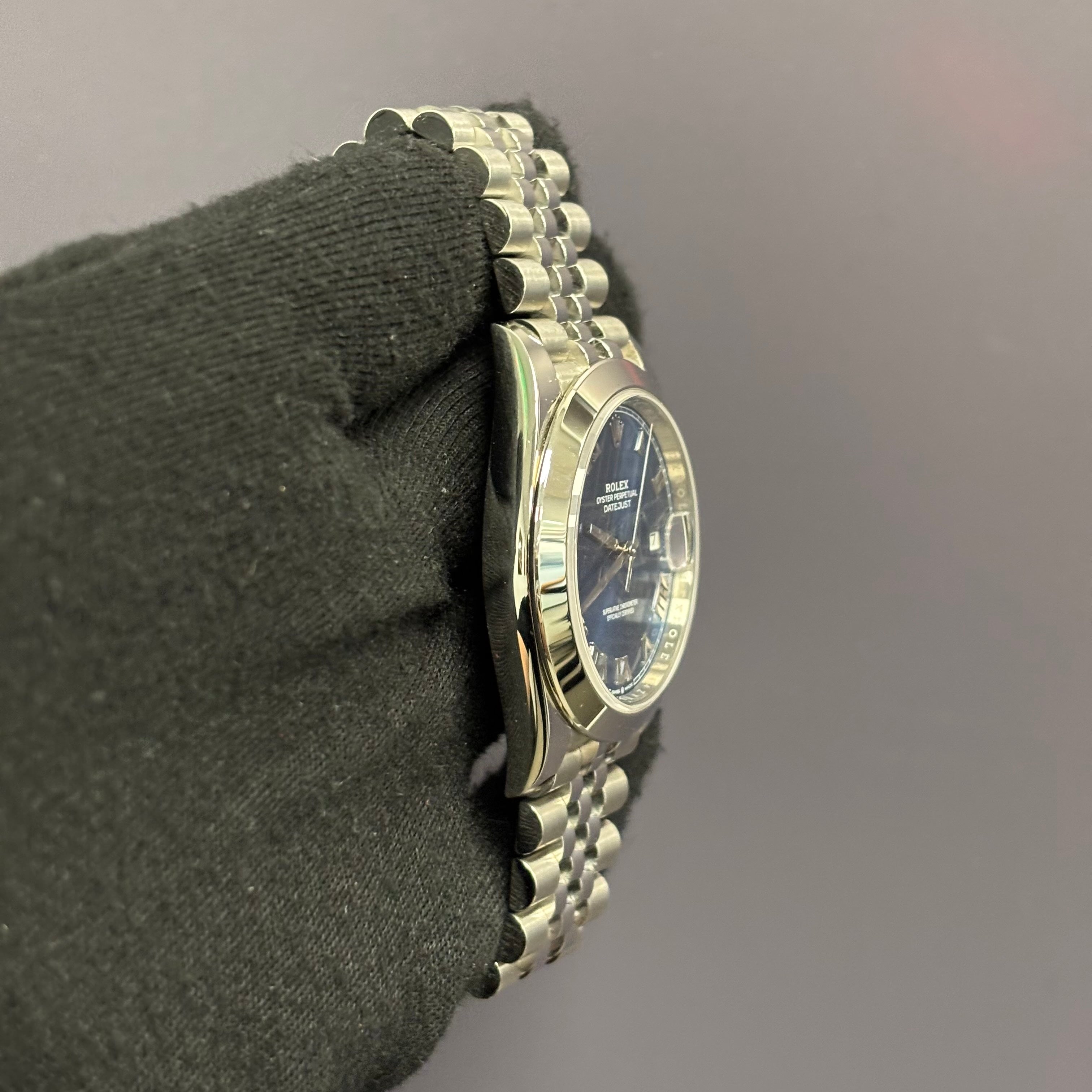 Rolex Datejust 41mm Blue Dial Watch Ref# 126300 - Happy Jewelers Fine Jewelry Lifetime Warranty