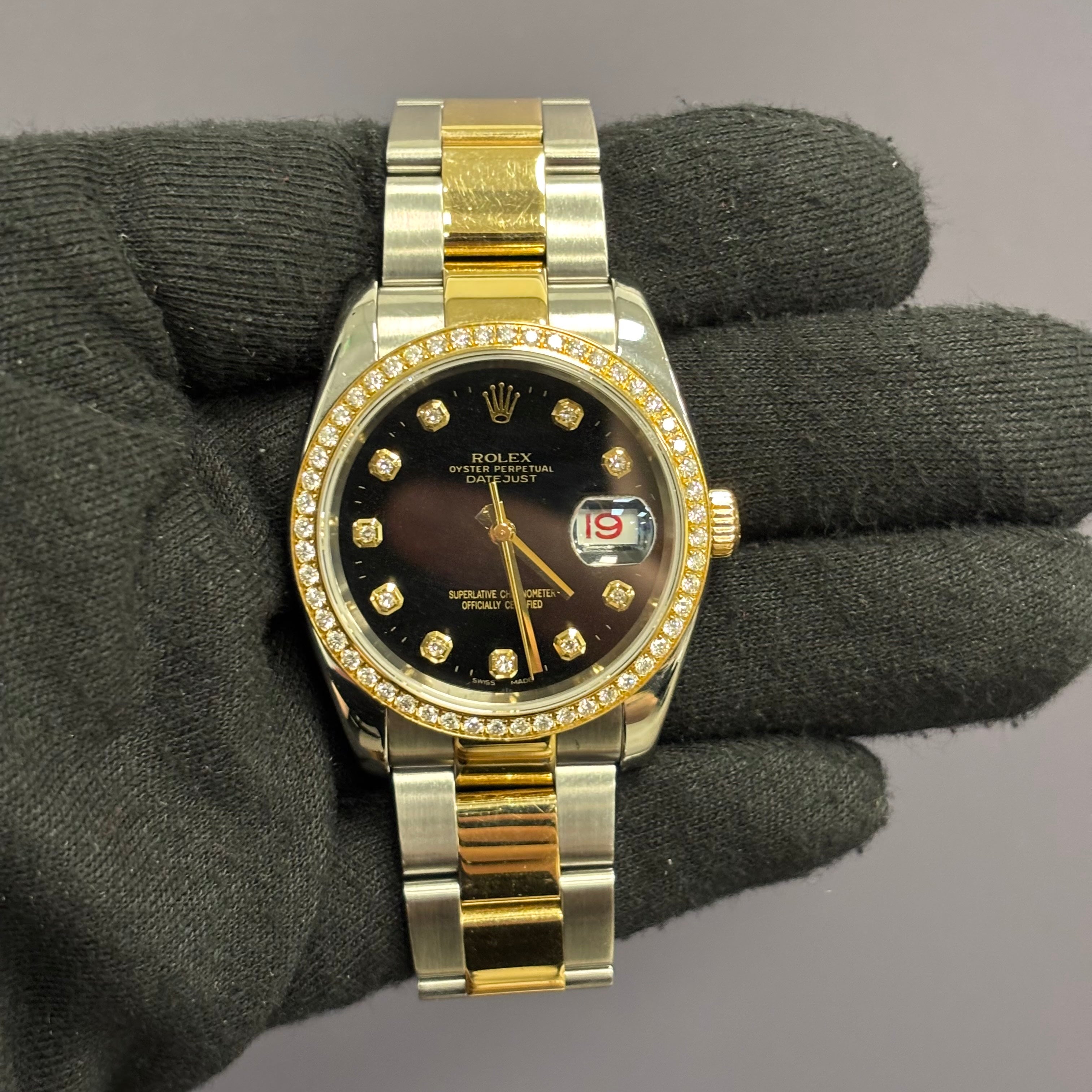 Rolex Datejust 36mm Black Dial Watch Ref# 116203 - Happy Jewelers Fine Jewelry Lifetime Warranty