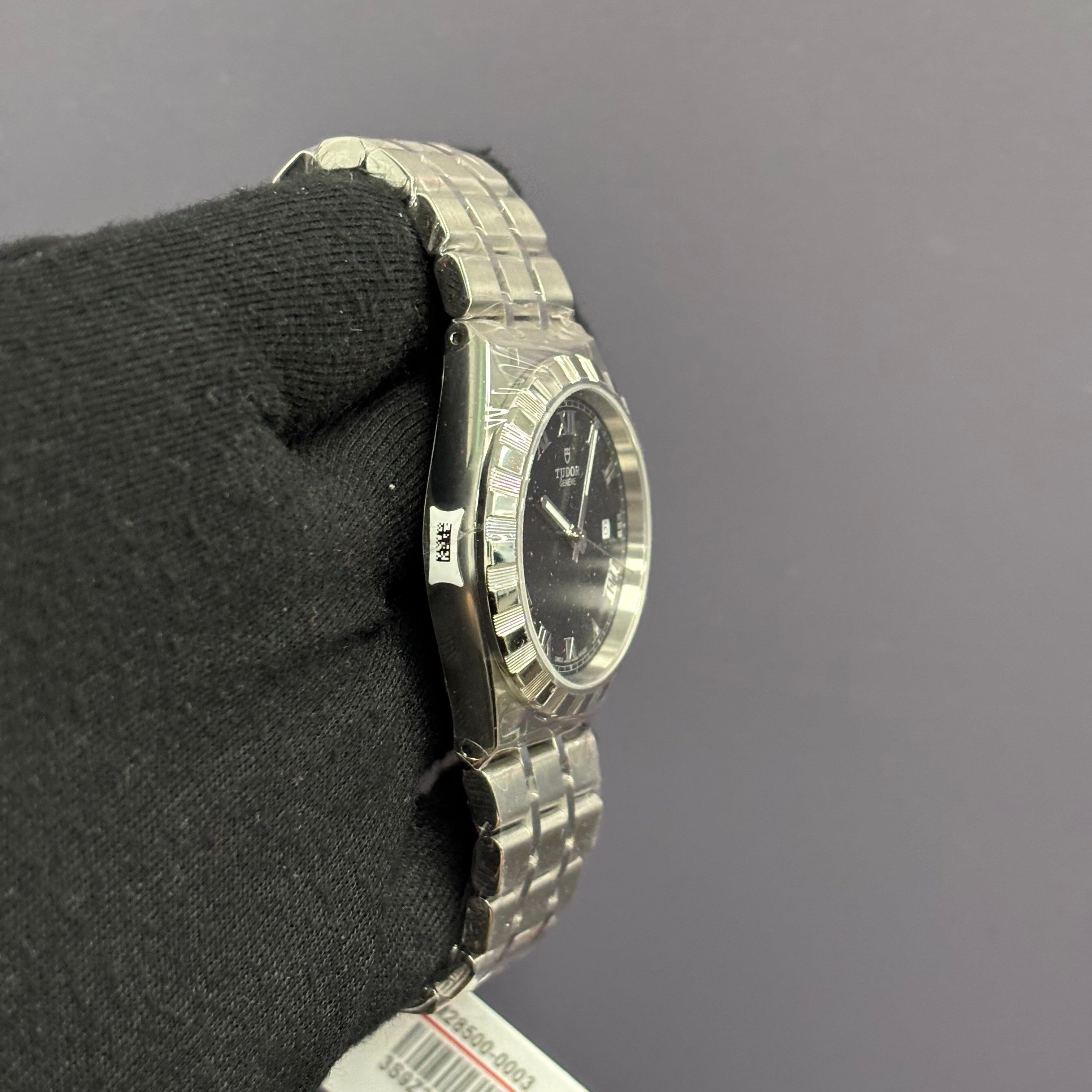 Tudor Royal 38mm Black Dial Watch Ref# 28500 - Happy Jewelers Fine Jewelry Lifetime Warranty