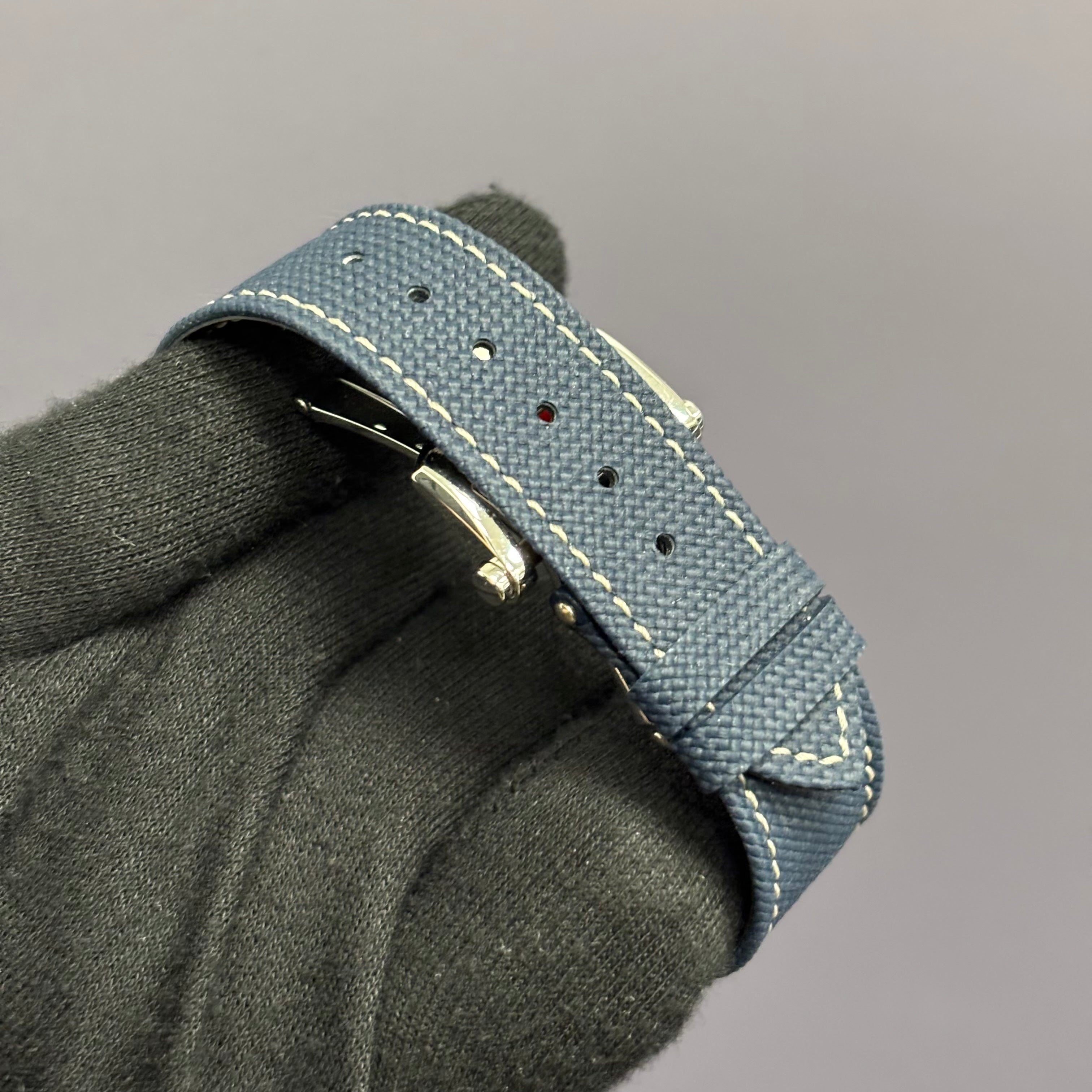 Patek Philippe Cubitus 45mm Blue Stick Dial Watch Ref# 5822P-001 - Happy Jewelers Fine Jewelry Lifetime Warranty