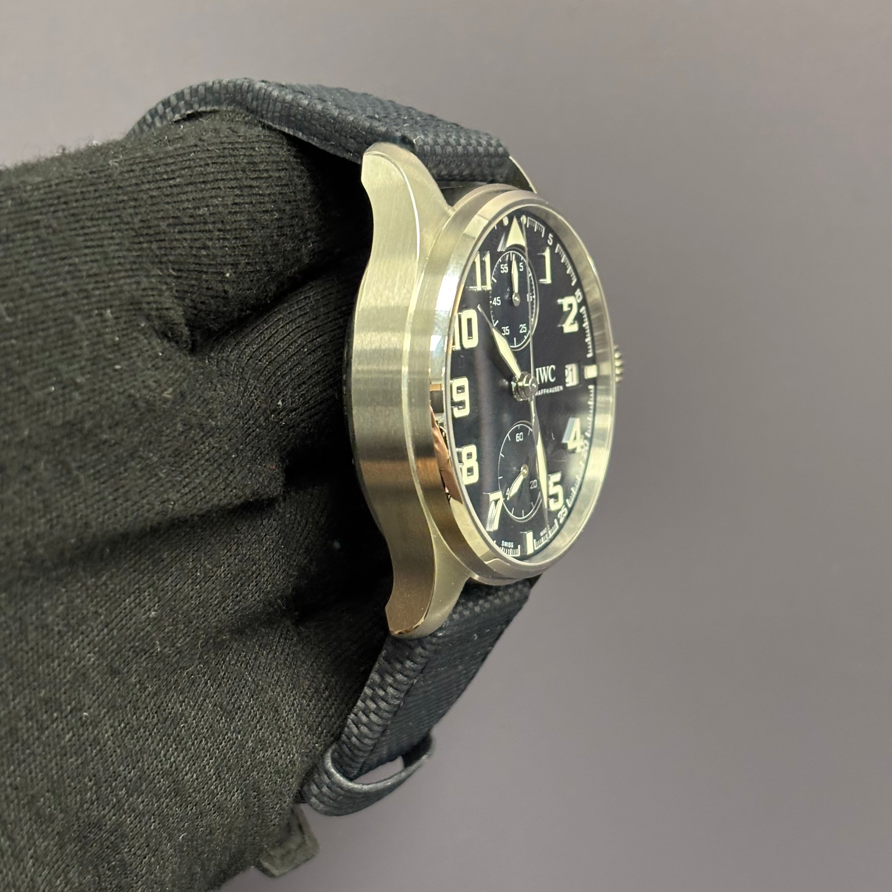IWC Le Petit 46mm Blue Dial Watch Ref# IW515202 - Happy Jewelers Fine Jewelry Lifetime Warranty