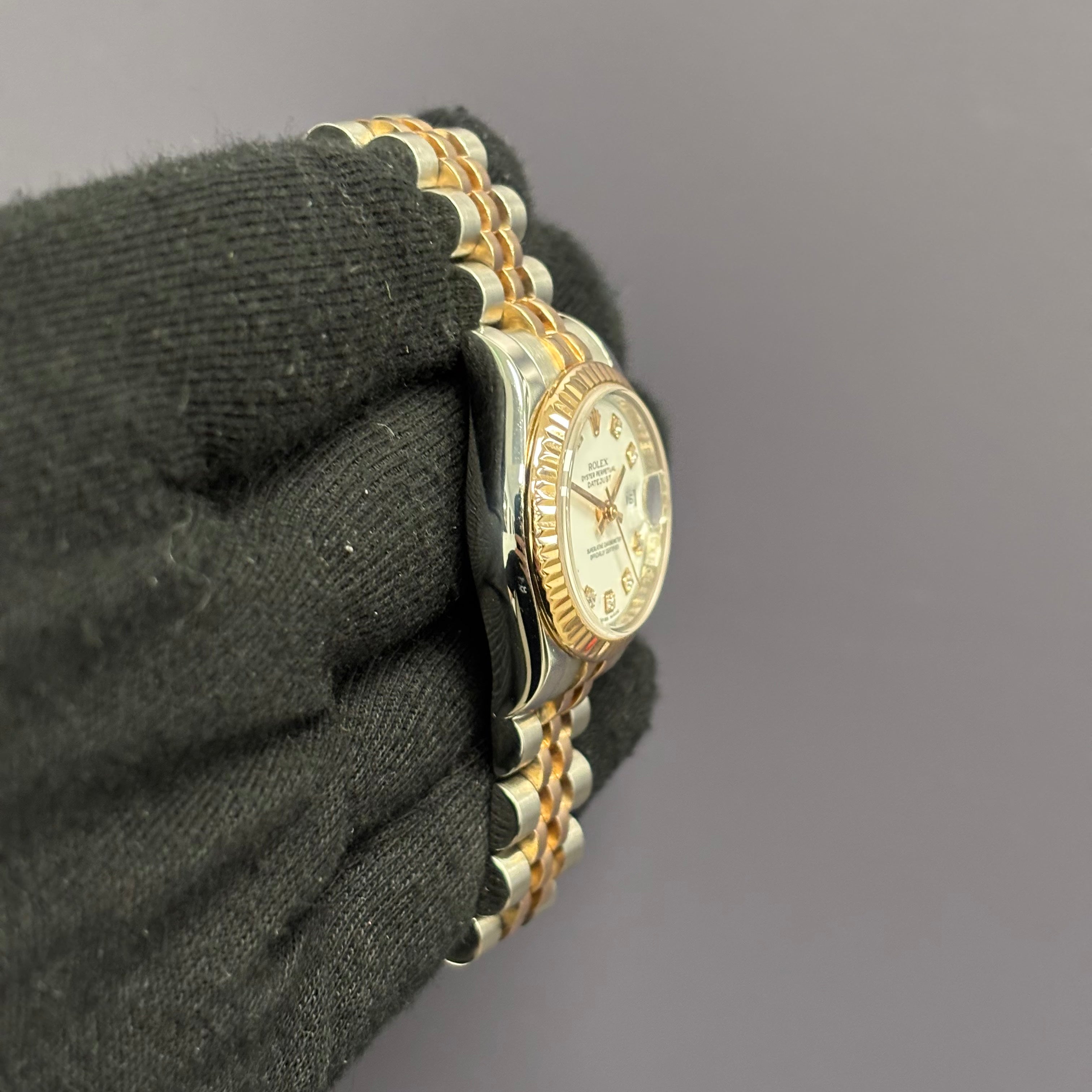 Rolex Datejust 26mm White Dial Watch Ref# 179171 - Happy Jewelers Fine Jewelry Lifetime Warranty