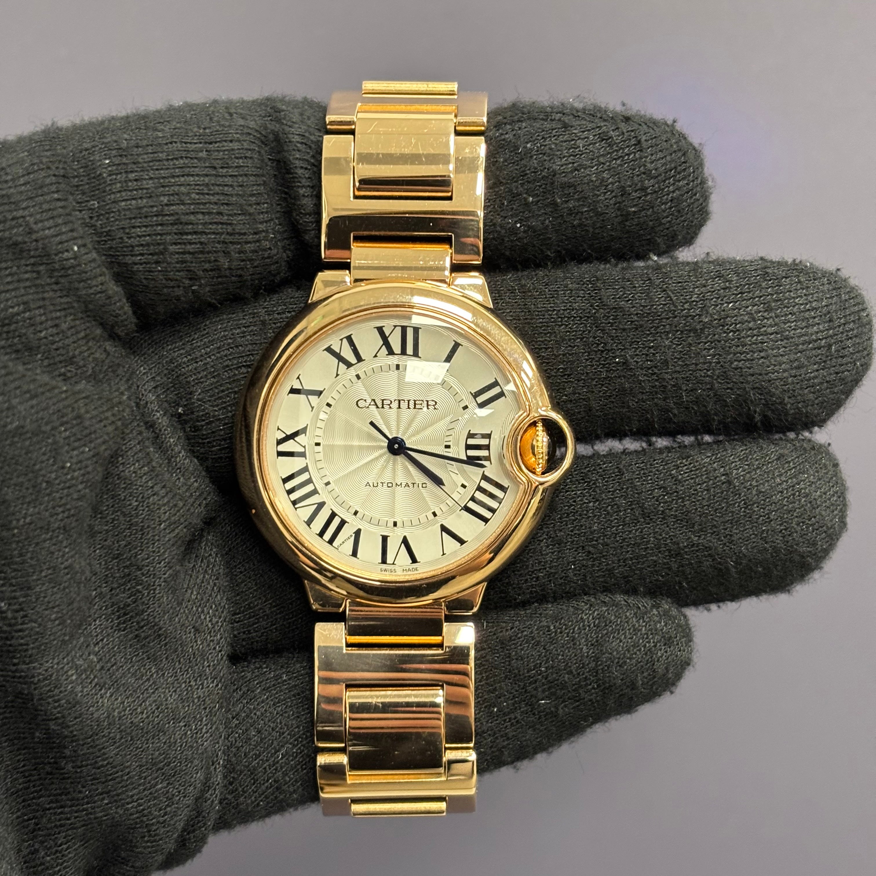 Cartier Ballon Bleu 36.6mm Silver Dial Watch Ref# W69004Z2 - Happy Jewelers Fine Jewelry Lifetime Warranty