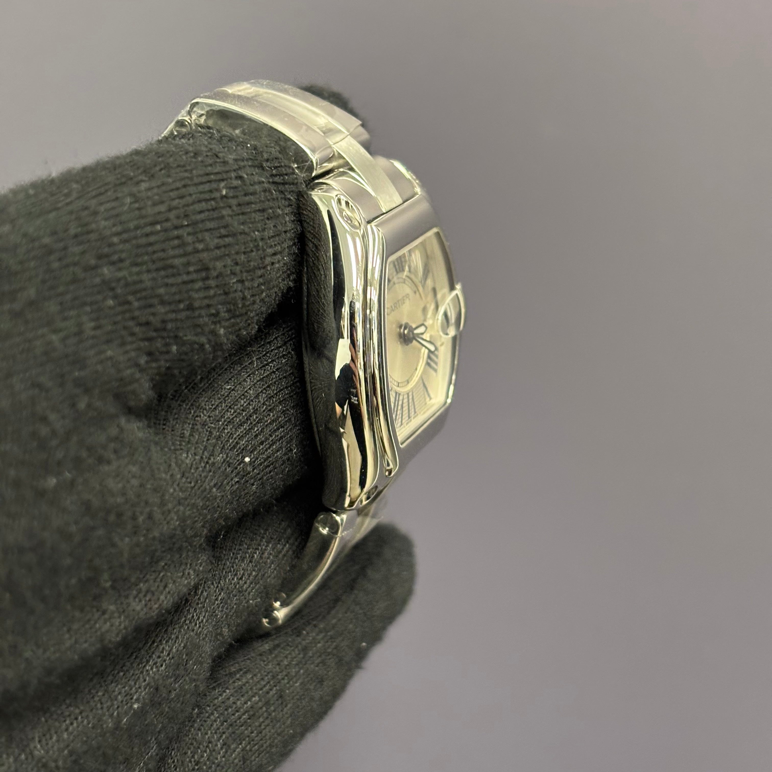 Cartier Roadster 31mm Silver Dial Watch Ref# W62016V3 - Happy Jewelers Fine Jewelry Lifetime Warranty