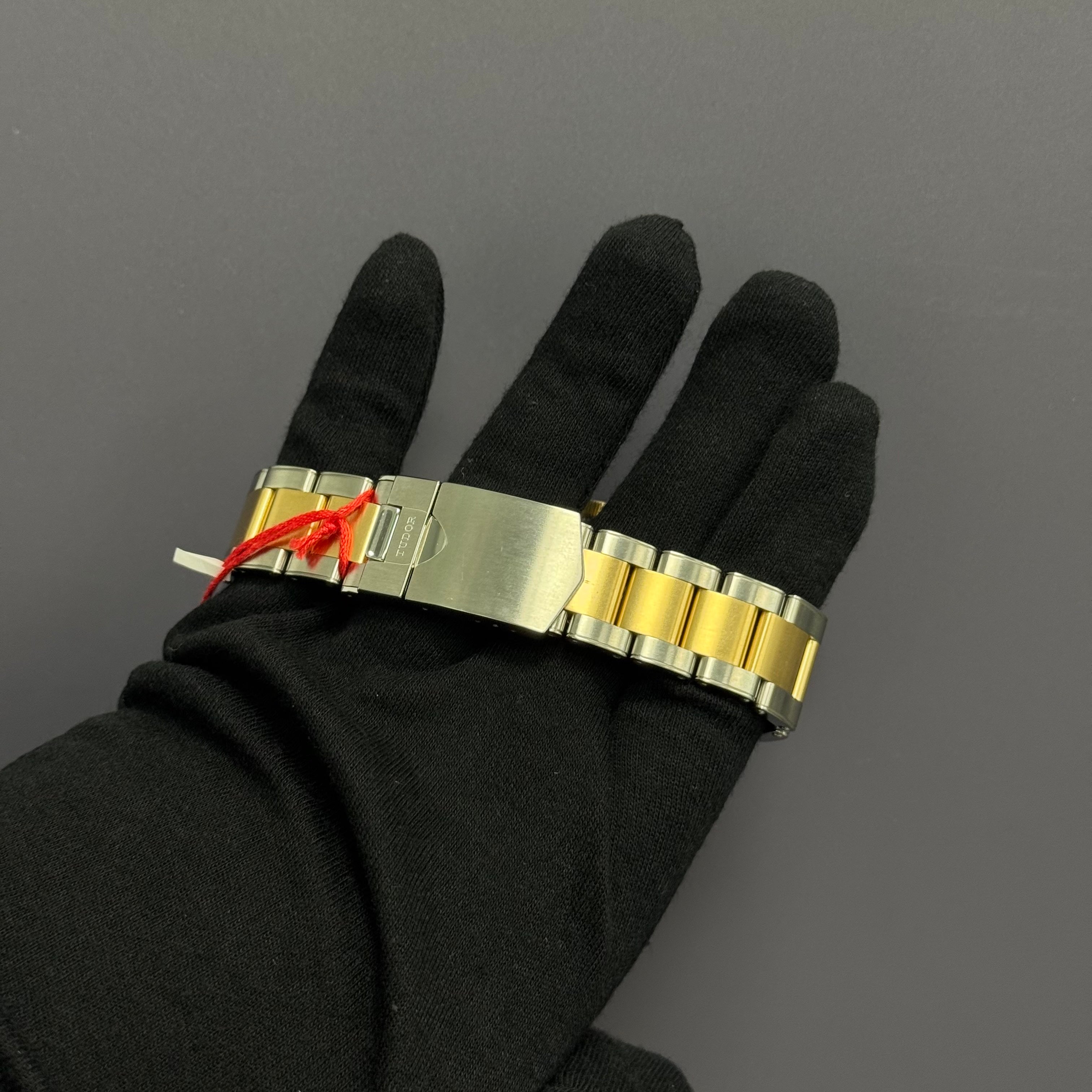 Tudor Black Bay GMT 41mm Yellow Gold Black Dot Dial Watch Ref# 79833MN - Happy Jewelers Fine Jewelry Lifetime Warranty