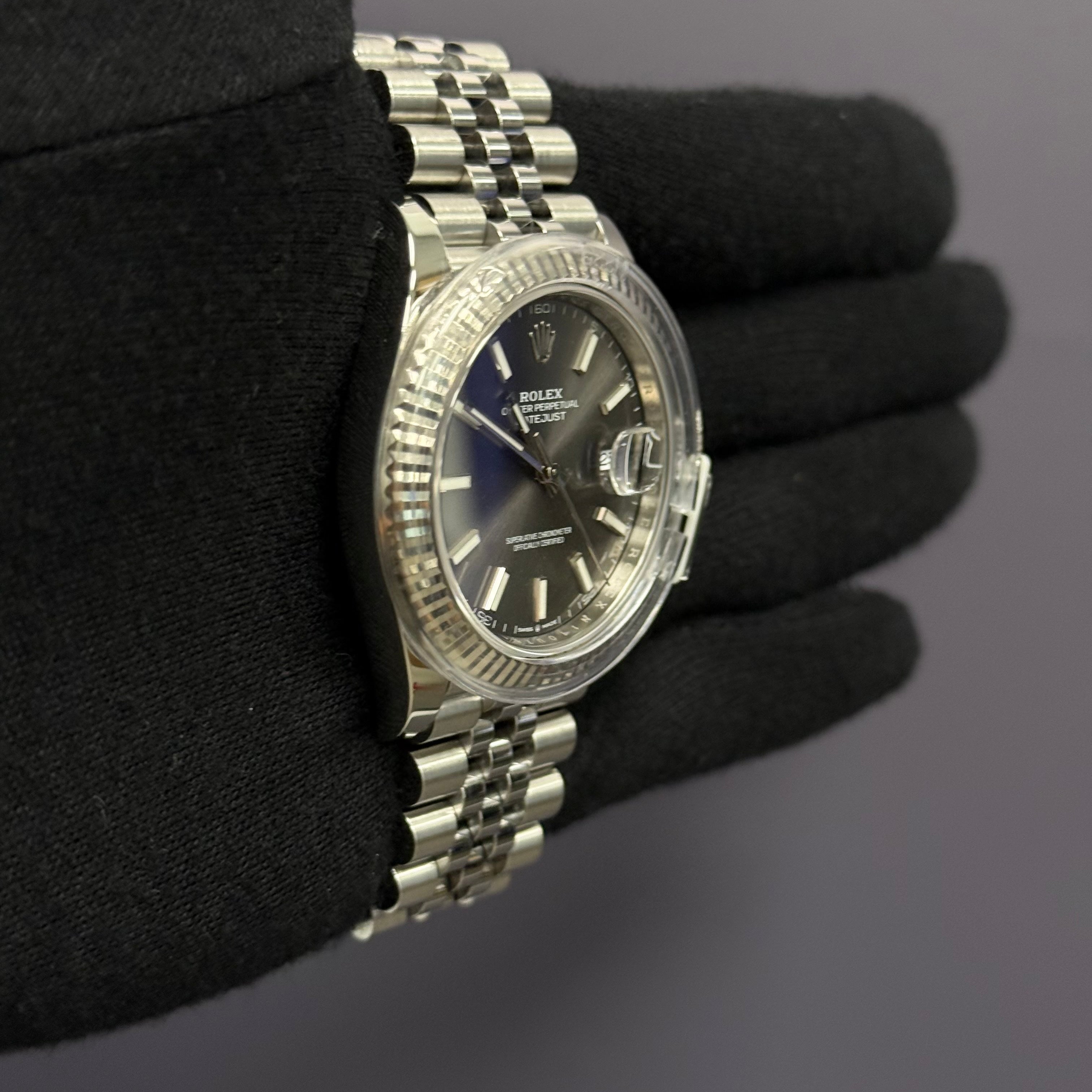 Rolex Datejust 41mm Rhodium Dial Watch Ref# 126334 - Happy Jewelers Fine Jewelry Lifetime Warranty