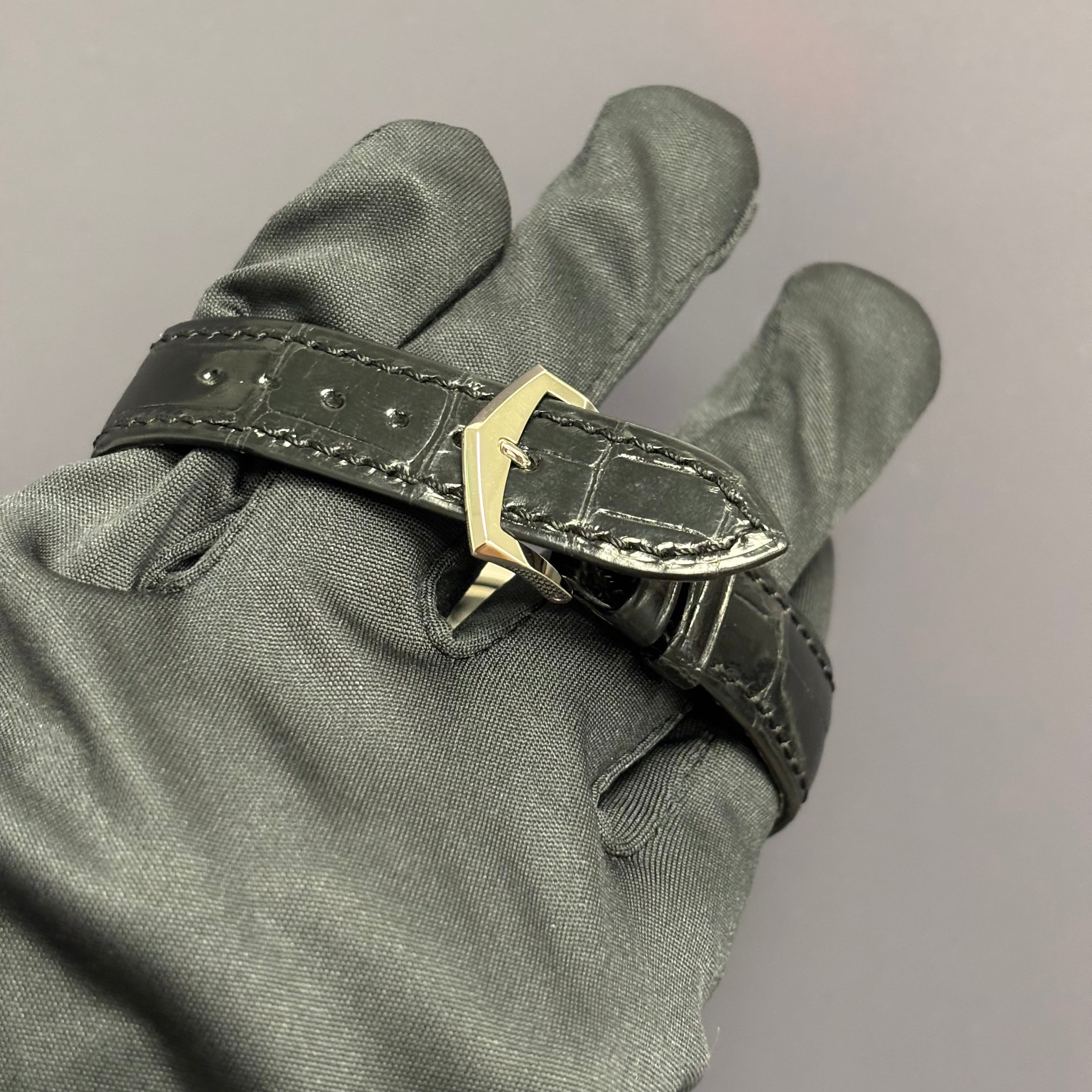 Patek Philippe Annual Calendar 40mm Blue Dial Watch Ref# 5205G-013 - Happy Jewelers Fine Jewelry Lifetime Warranty