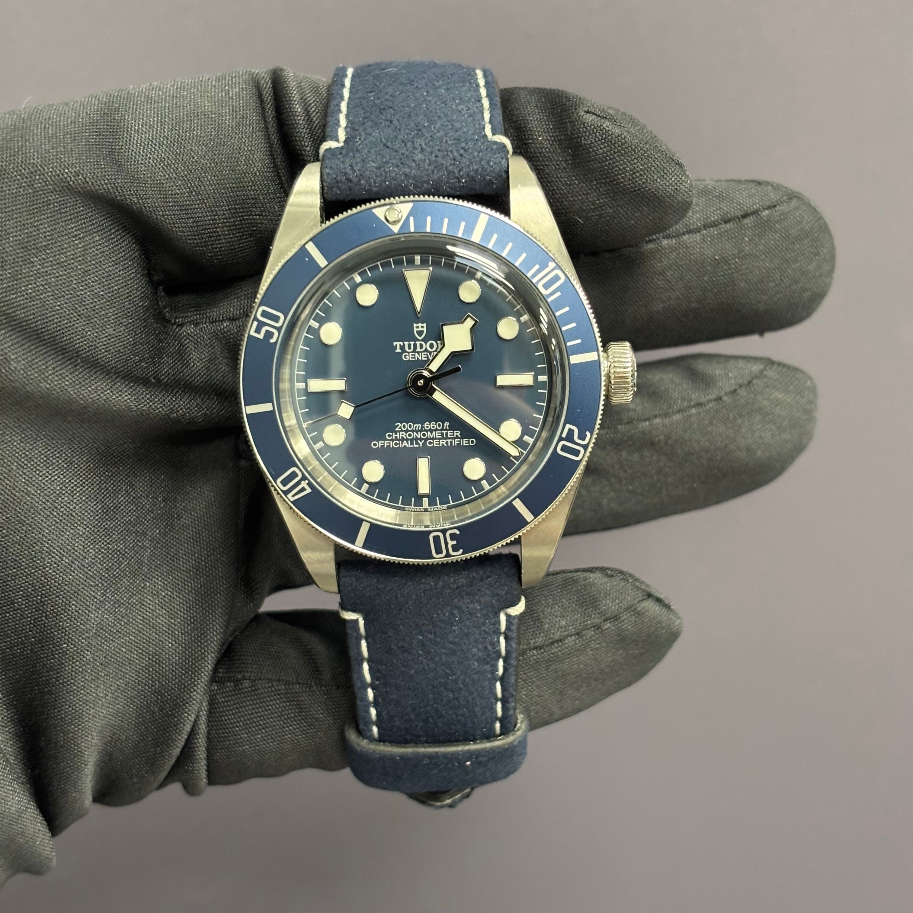 Tudor Black Bay 39mm Blue Dial Watch Ref# 79030B - Happy Jewelers Fine Jewelry Lifetime Warranty