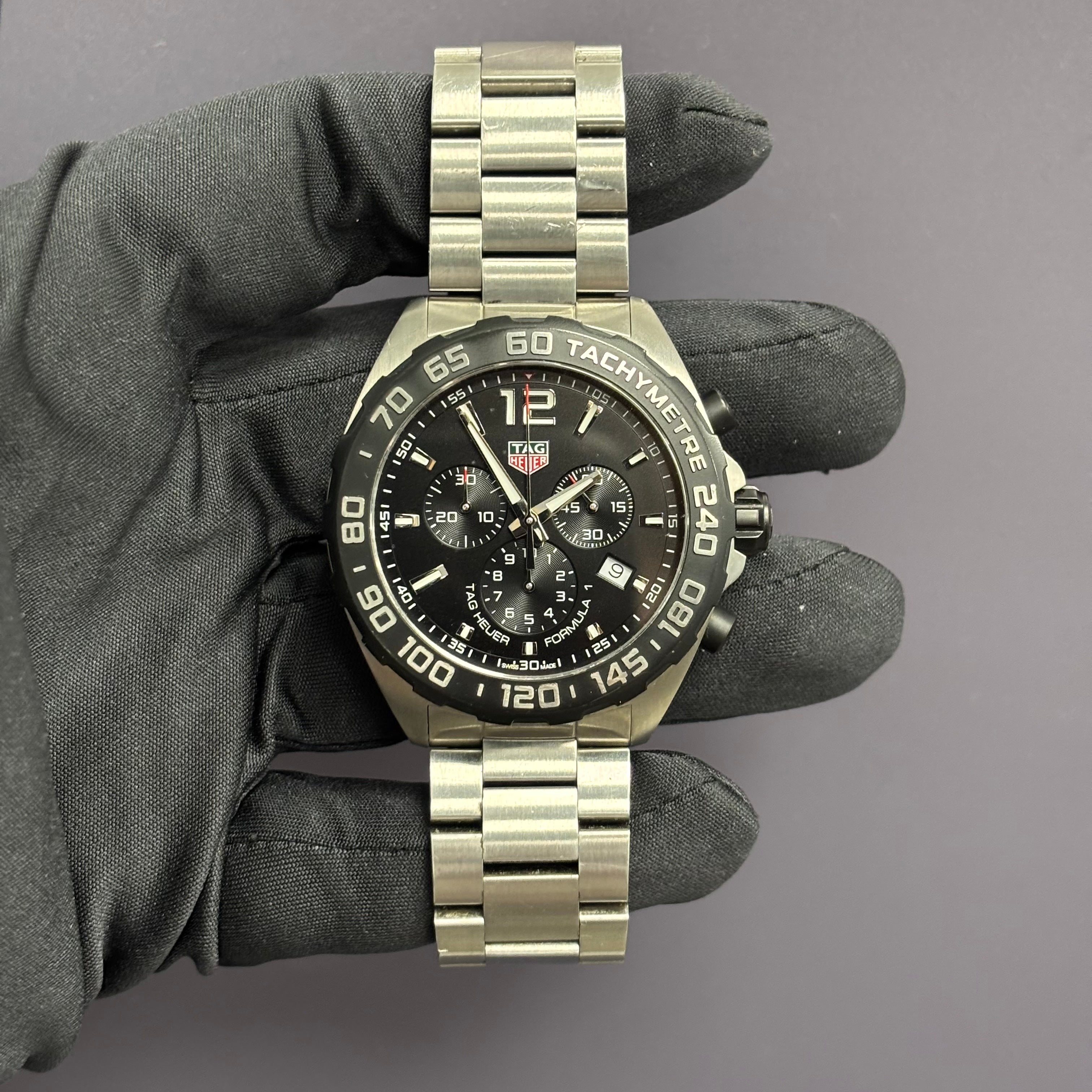 Tag Heuer Formula 1 43mm Black Dial Watch Ref# CAZ1010.BA0842 - Happy Jewelers Fine Jewelry Lifetime Warranty