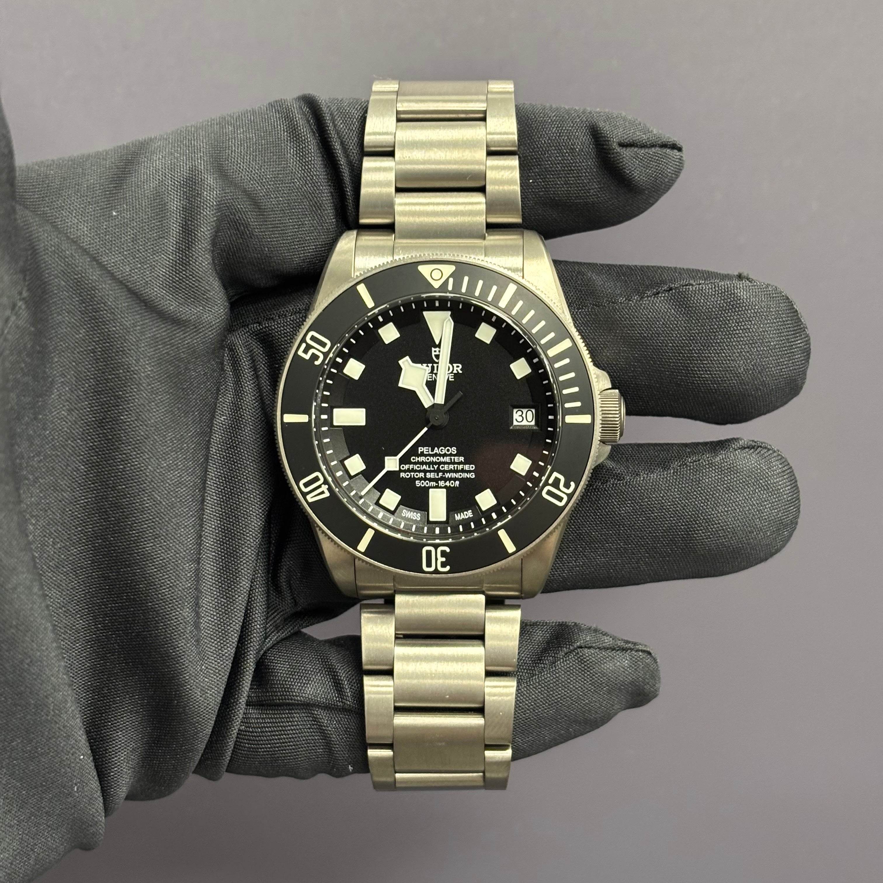 Tudor Pelagos 42mm Black Dial Watch Ref# 25600TN - Happy Jewelers Fine Jewelry Lifetime Warranty