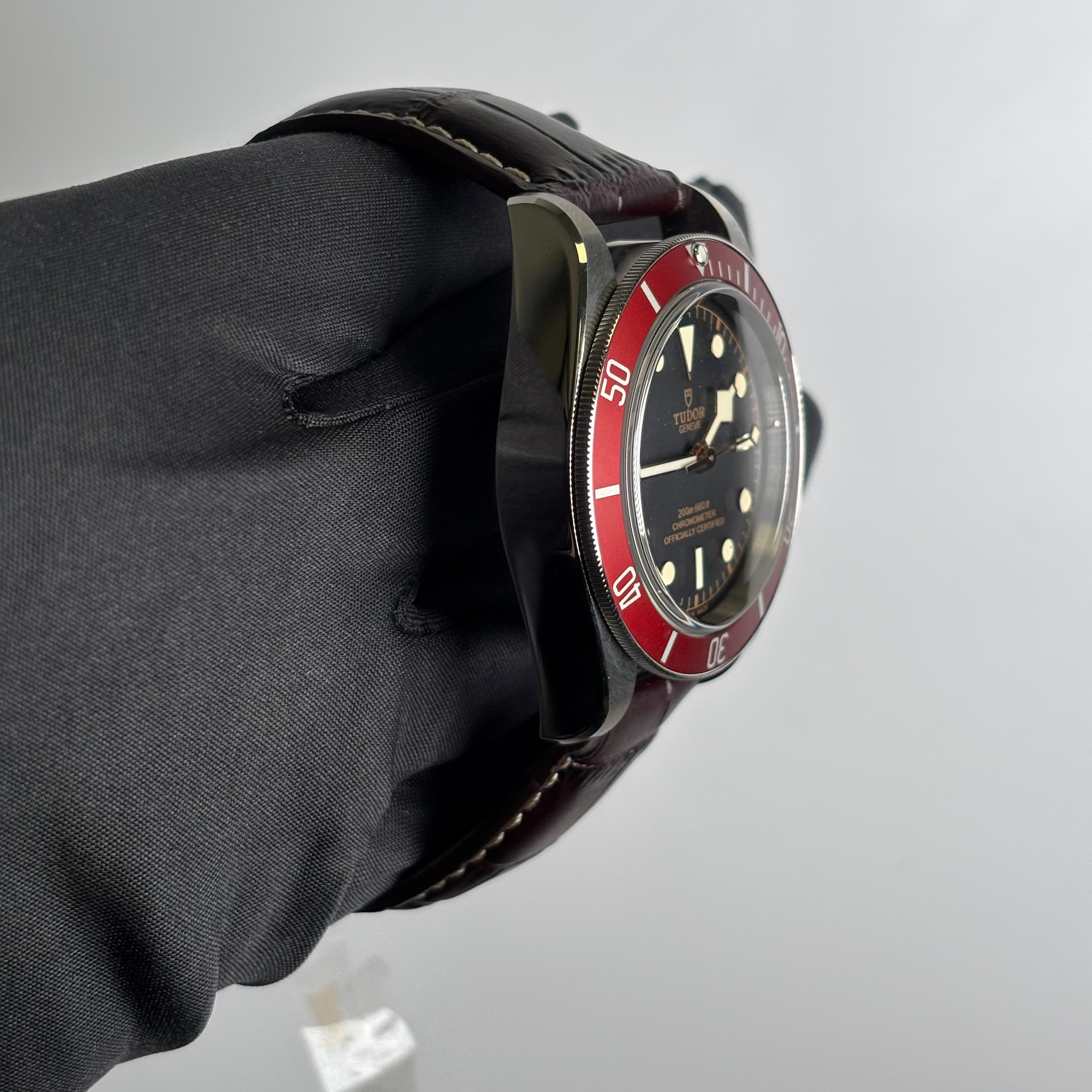 Tudor Black Bay 41mm Black Dial Watch Ref# 79230R - Happy Jewelers Fine Jewelry Lifetime Warranty