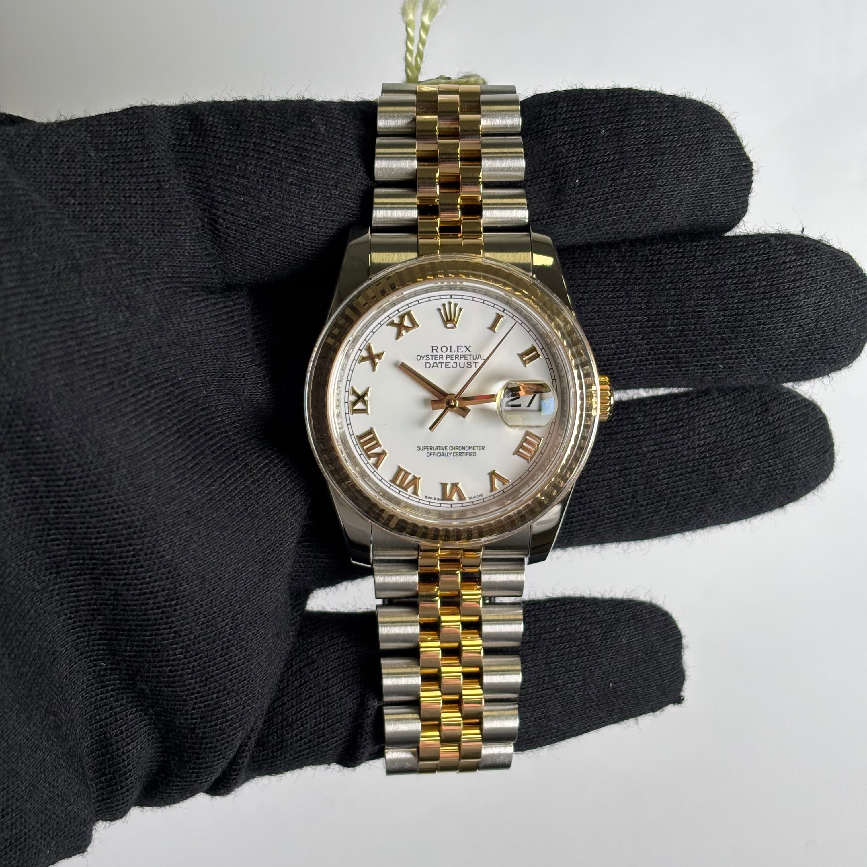 Rolex Datejust 36mm White Dial Watch Ref# 116233 - Happy Jewelers Fine Jewelry Lifetime Warranty