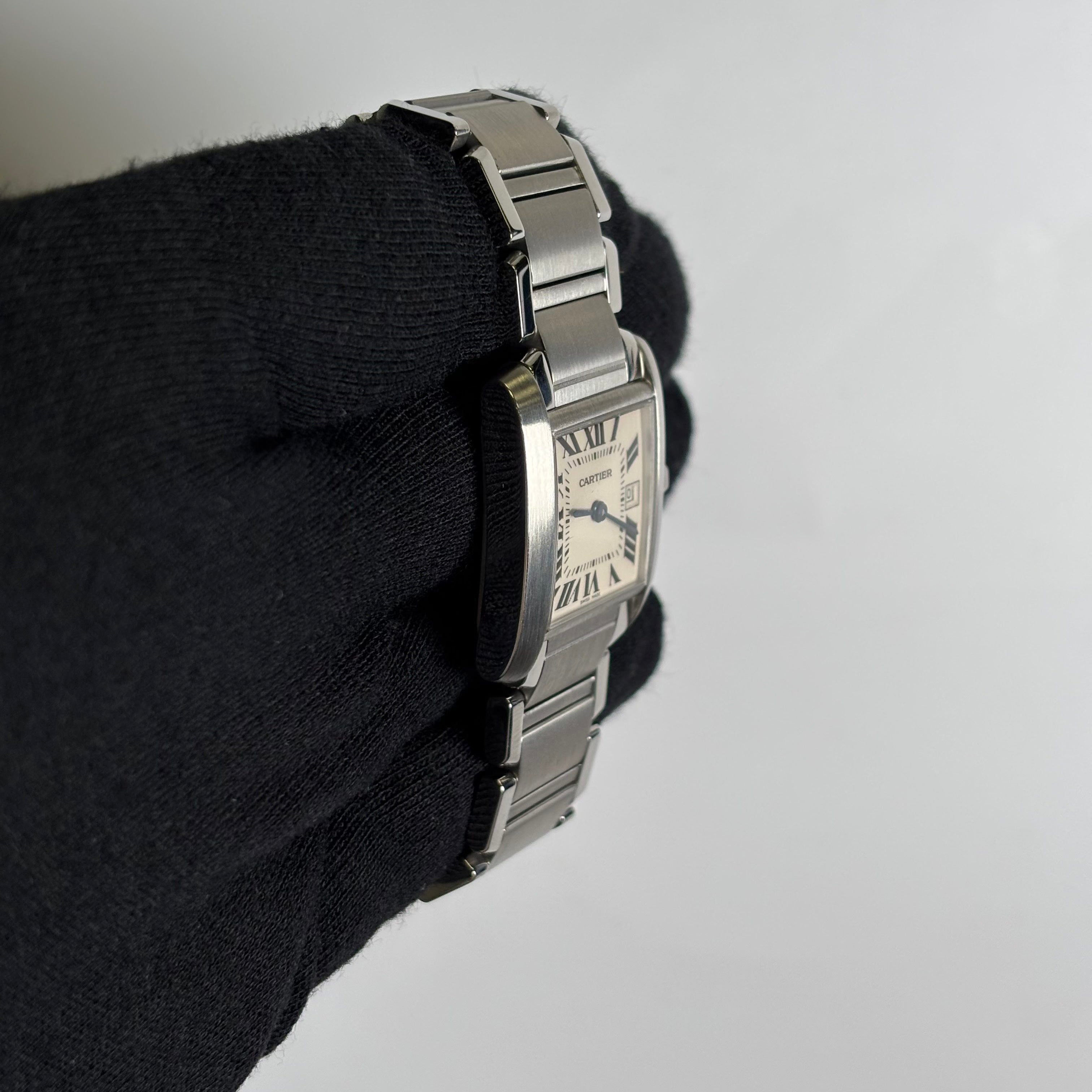 Cartier Tank 25mm White Dial Watch Ref# W51011Q3 - Happy Jewelers Fine Jewelry Lifetime Warranty