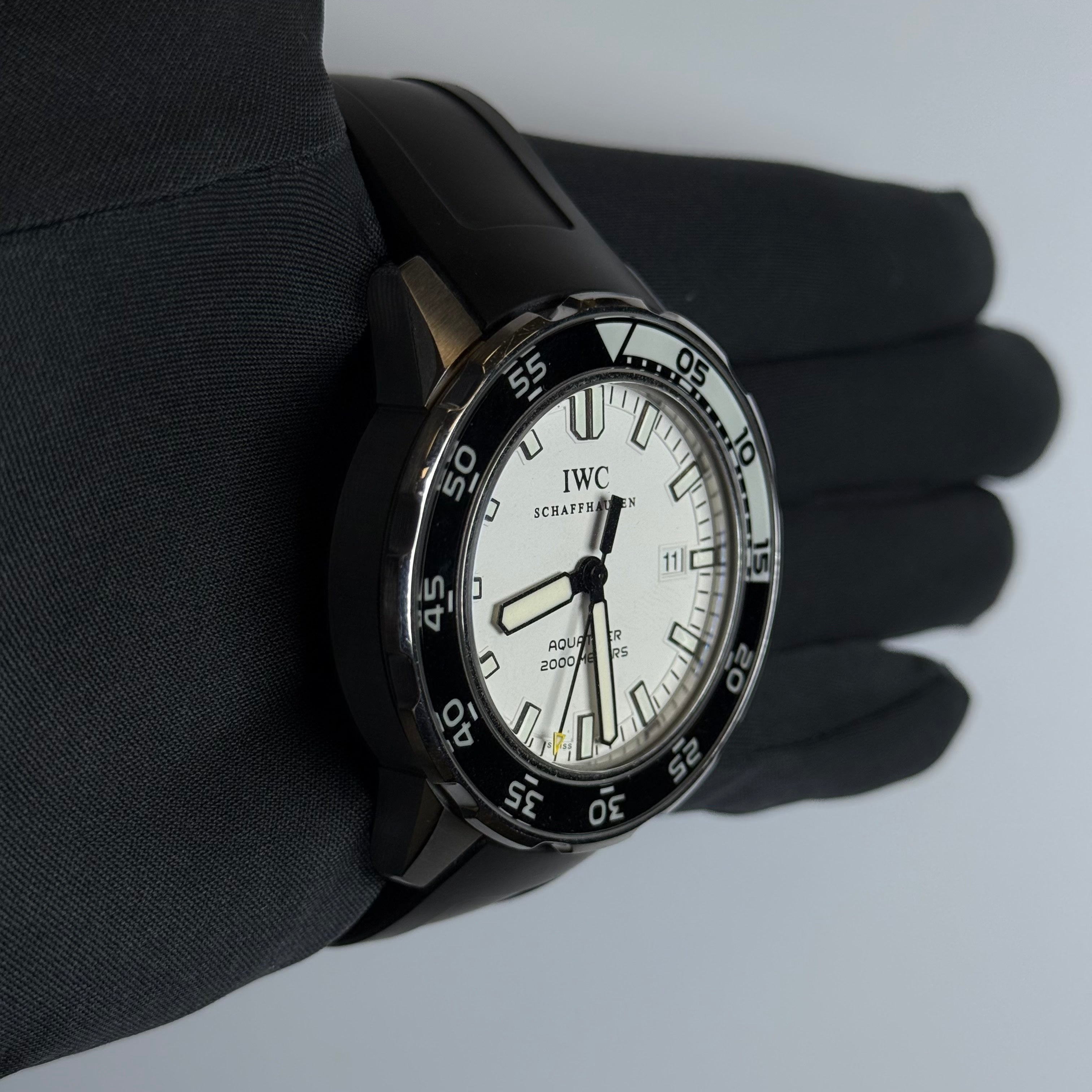 IWC Aquatimer 44mm White Dial Watch Ref# IW356806 - Happy Jewelers Fine Jewelry Lifetime Warranty