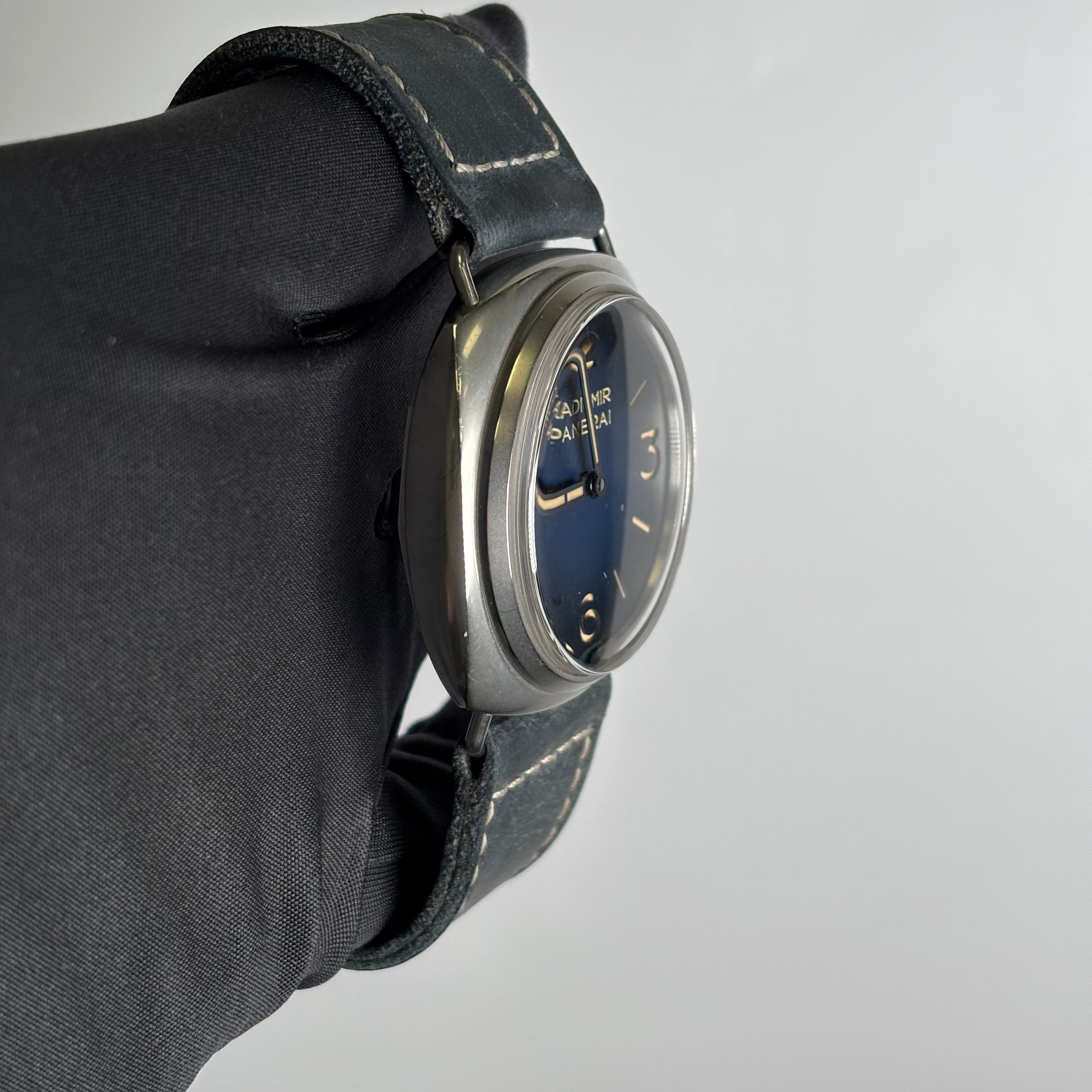 Panerai Radiomir 45mm Blue Dial Watch Ref# PAM01335 - Happy Jewelers Fine Jewelry Lifetime Warranty