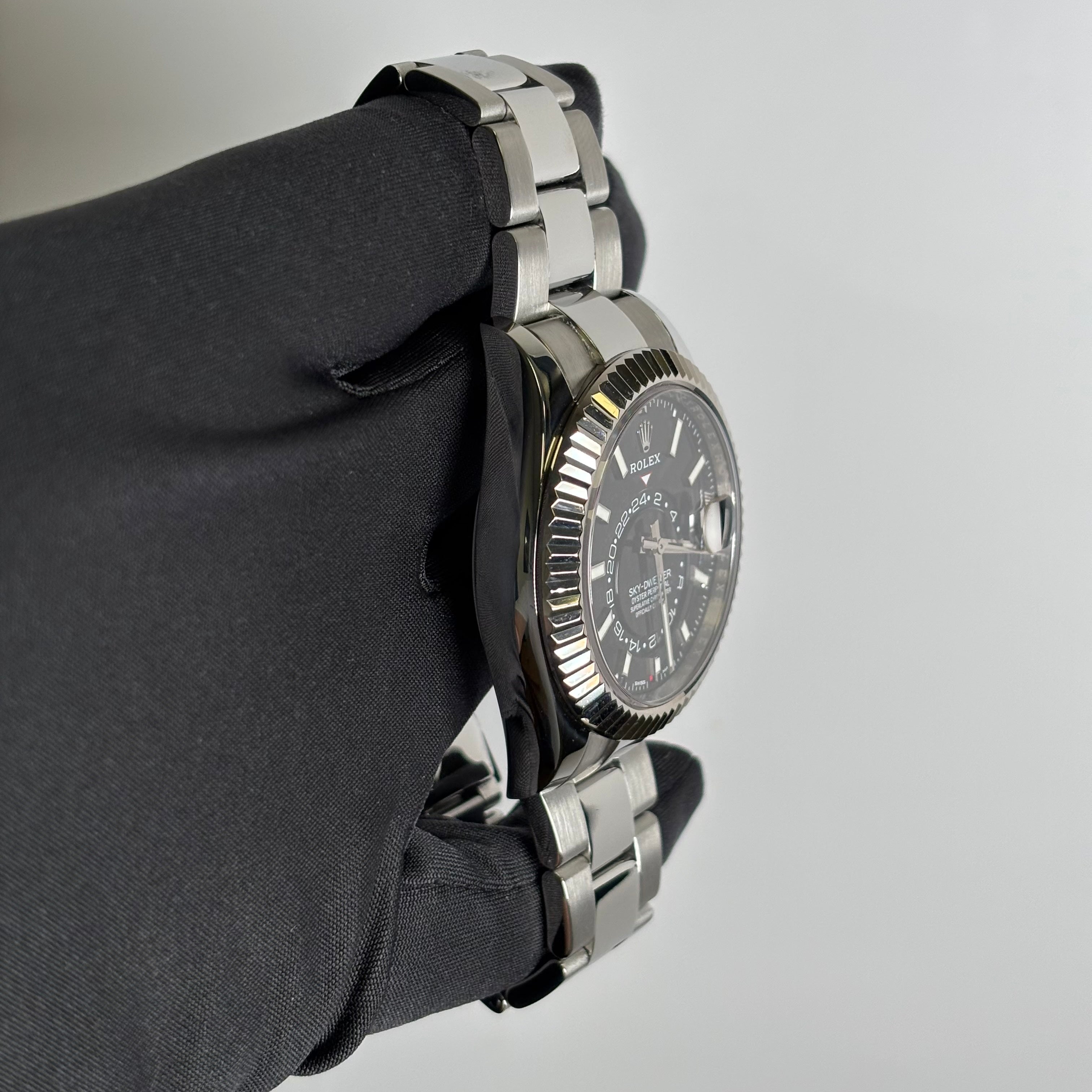 Rolex Sky-Dweller 42mm Black Dial Watch Ref# 326934 - Happy Jewelers Fine Jewelry Lifetime Warranty