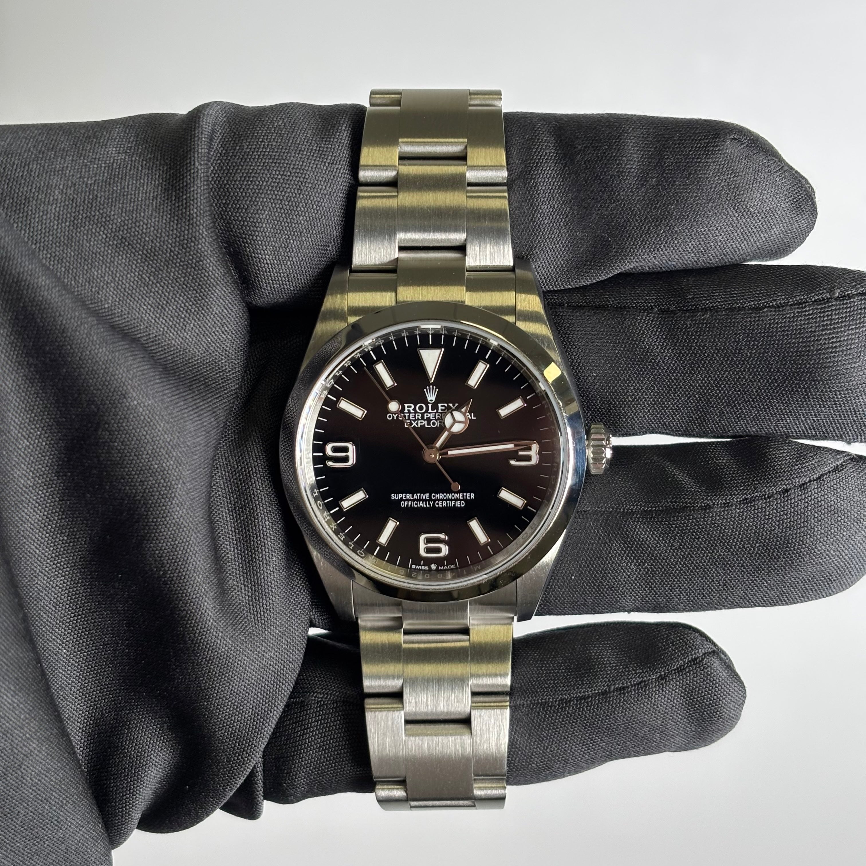 Rolex Explorer 39mm Black Dial Watch Ref# 124270 - Happy Jewelers Fine Jewelry Lifetime Warranty