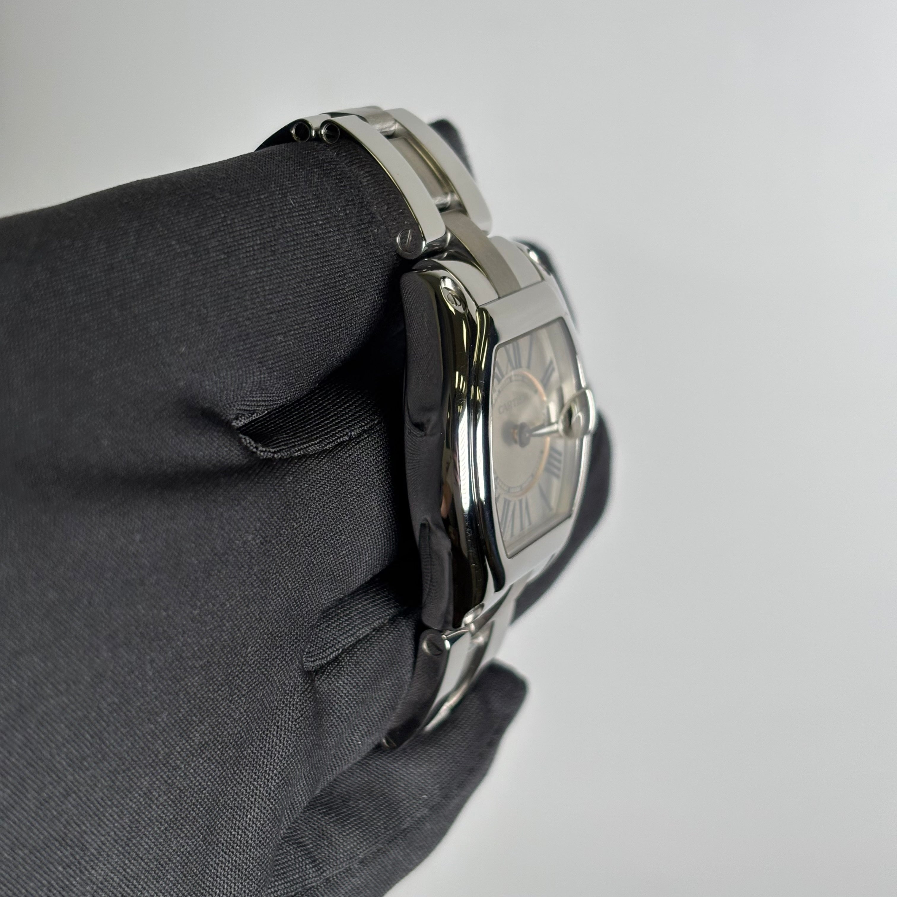 Cartier Roadster 31mm Silver Dial Watch Ref# W62016V3 - Happy Jewelers Fine Jewelry Lifetime Warranty