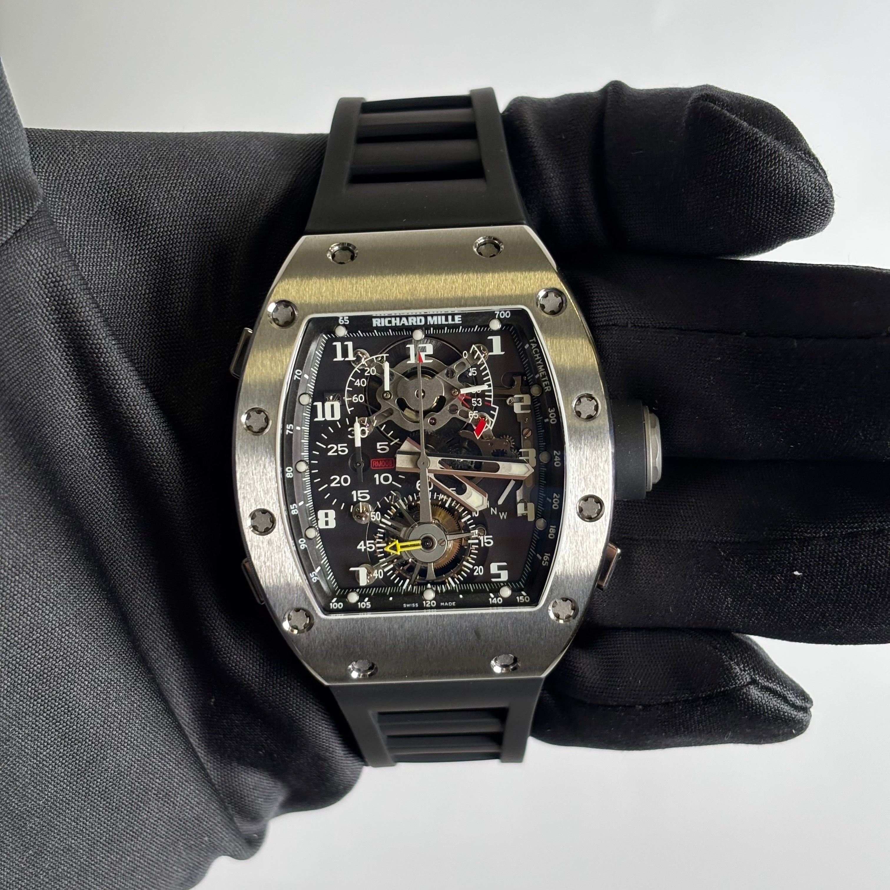 Richard Mille RM008 39mm Openwork Dial Watch Ref# RM008 - Happy Jewelers Fine Jewelry Lifetime Warranty