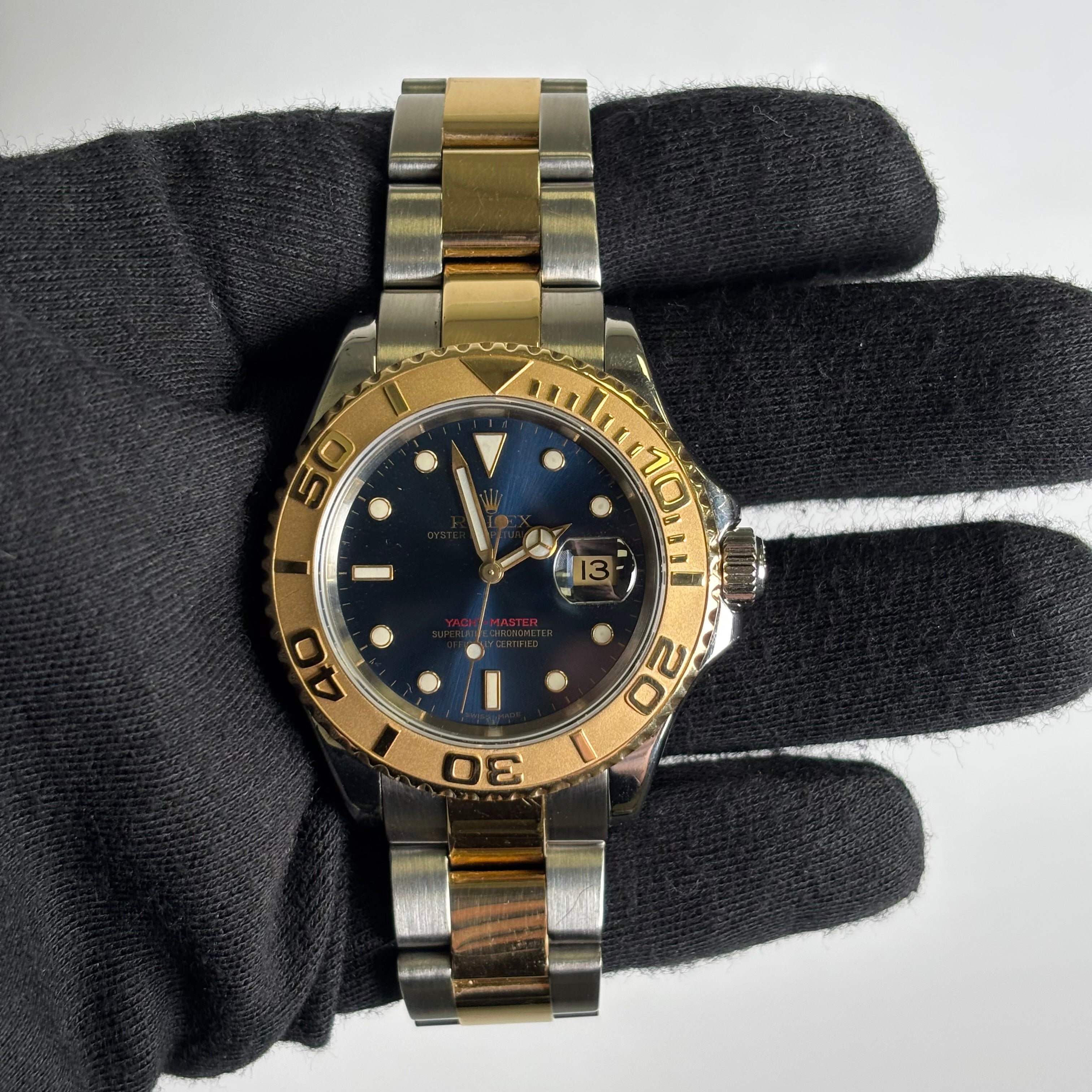 Rolex Yacht-Master 40mm Blue Dial Watch Ref# 16623 - Happy Jewelers Fine Jewelry Lifetime Warranty