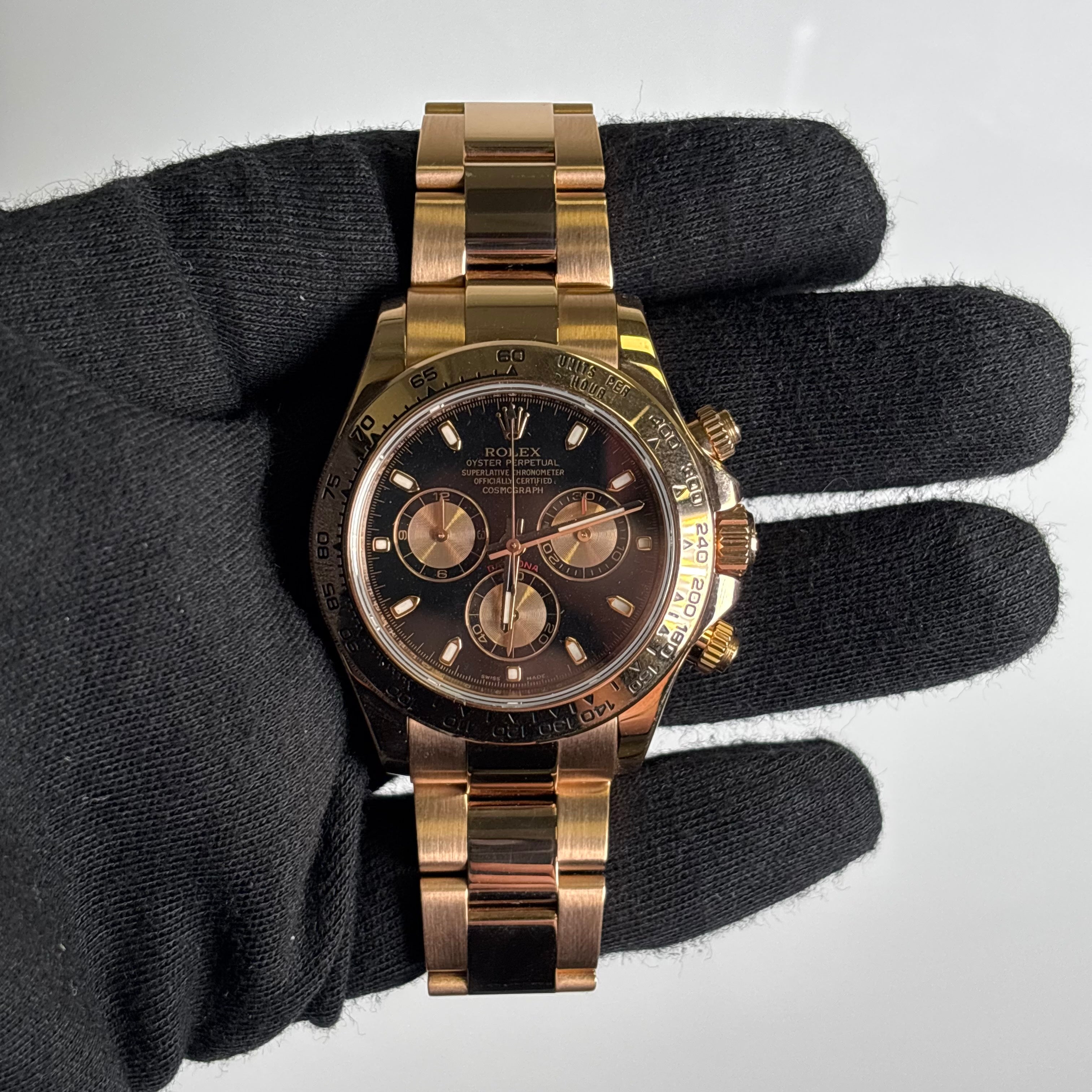 Rolex Daytona 40mm Black Dial Watch Ref# 116505 - Happy Jewelers Fine Jewelry Lifetime Warranty