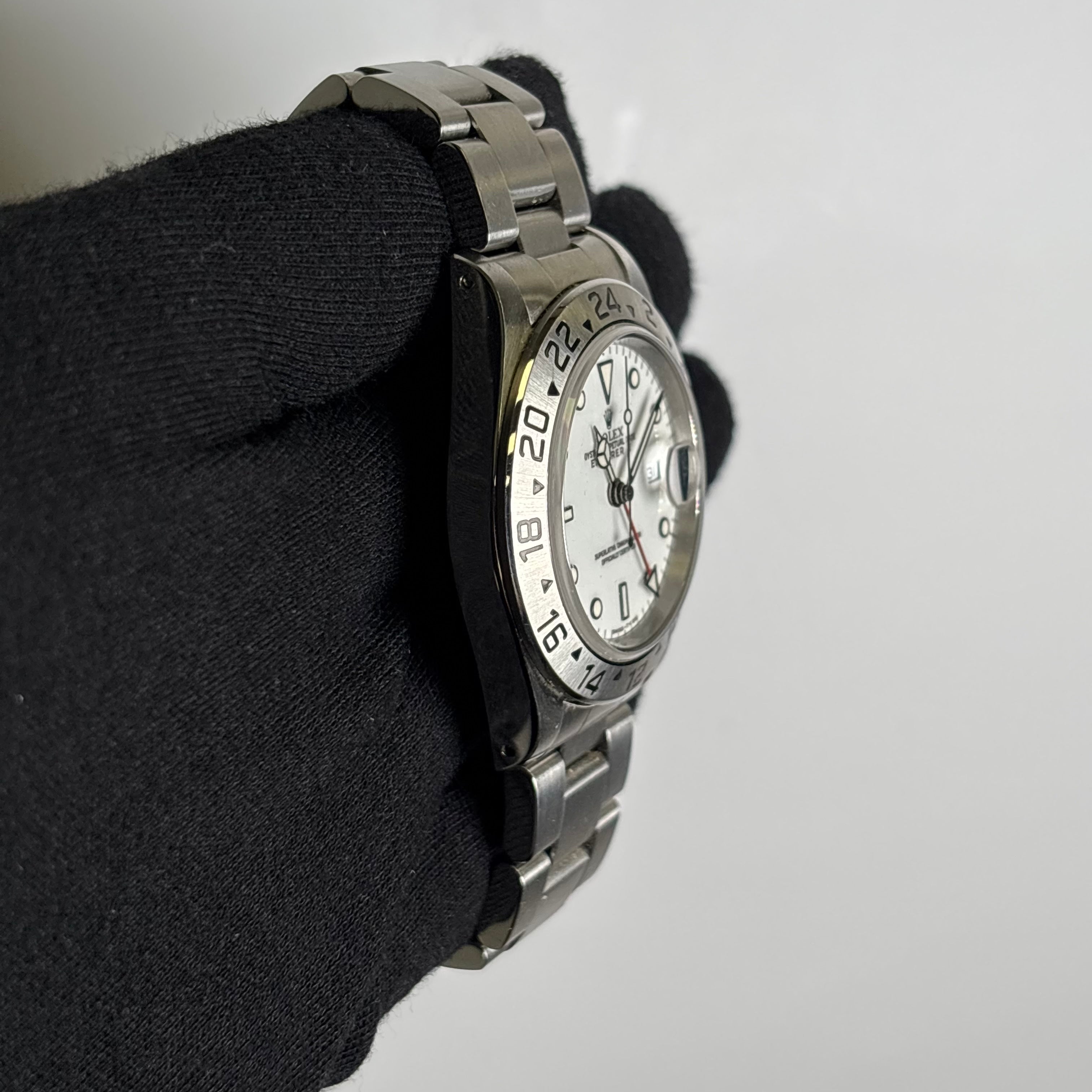 Rolex Explorer II 40mm White Dial Watch Ref# 16570 - Happy Jewelers Fine Jewelry Lifetime Warranty