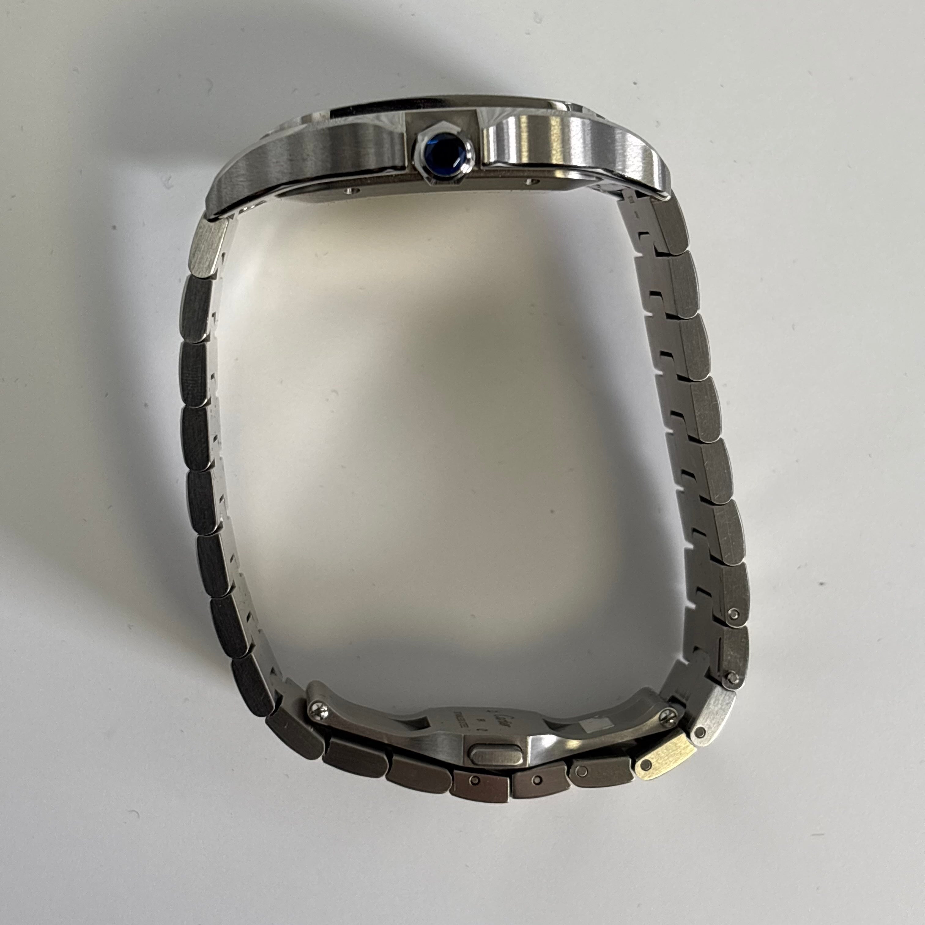 Cartier Santos 40mm White Dial Watch Ref# WSSA0009 - Happy Jewelers Fine Jewelry Lifetime Warranty