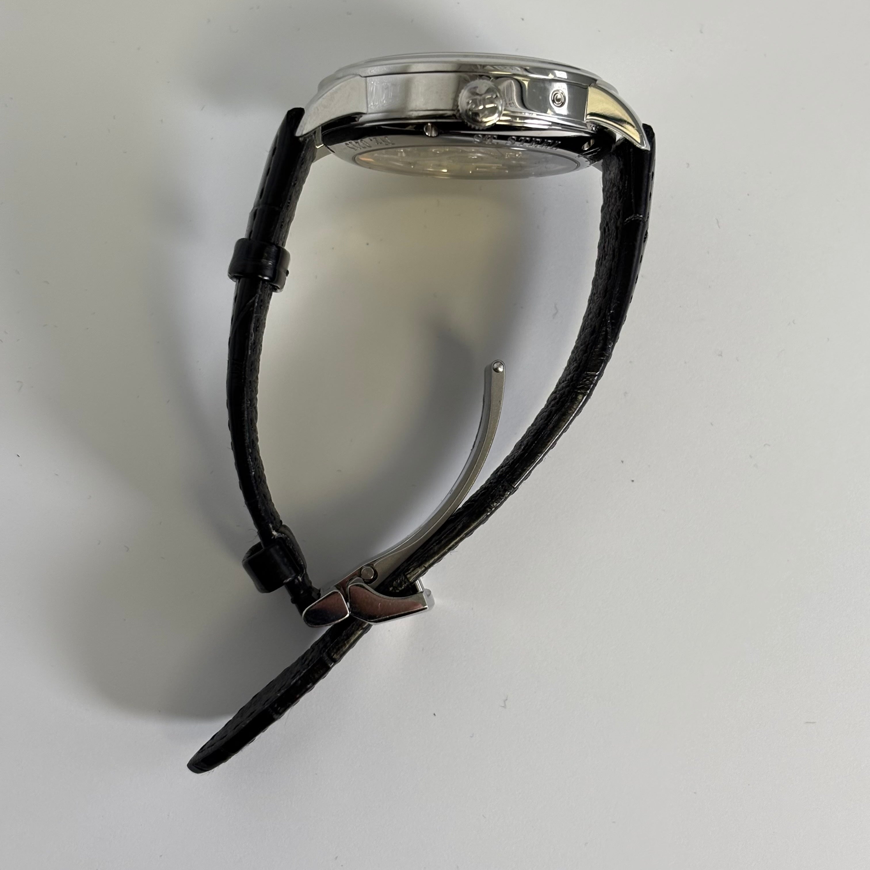 Glashutte Senator 42mm Black Dial Watch Ref# 100-02-25-12 - Happy Jewelers Fine Jewelry Lifetime Warranty