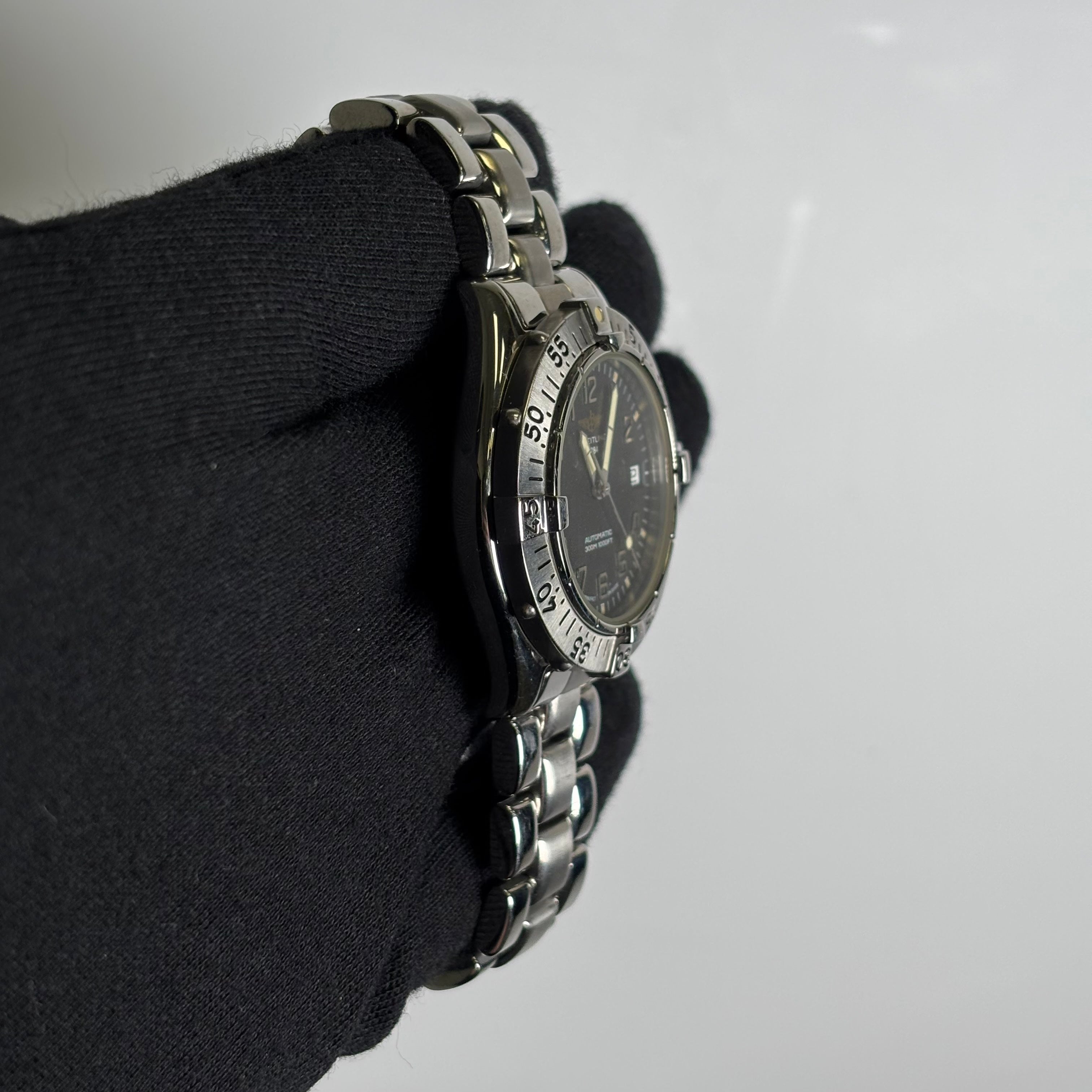 Breitling Colt 37mm Black Dial Watch Ref# A17035 - Happy Jewelers Fine Jewelry Lifetime Warranty