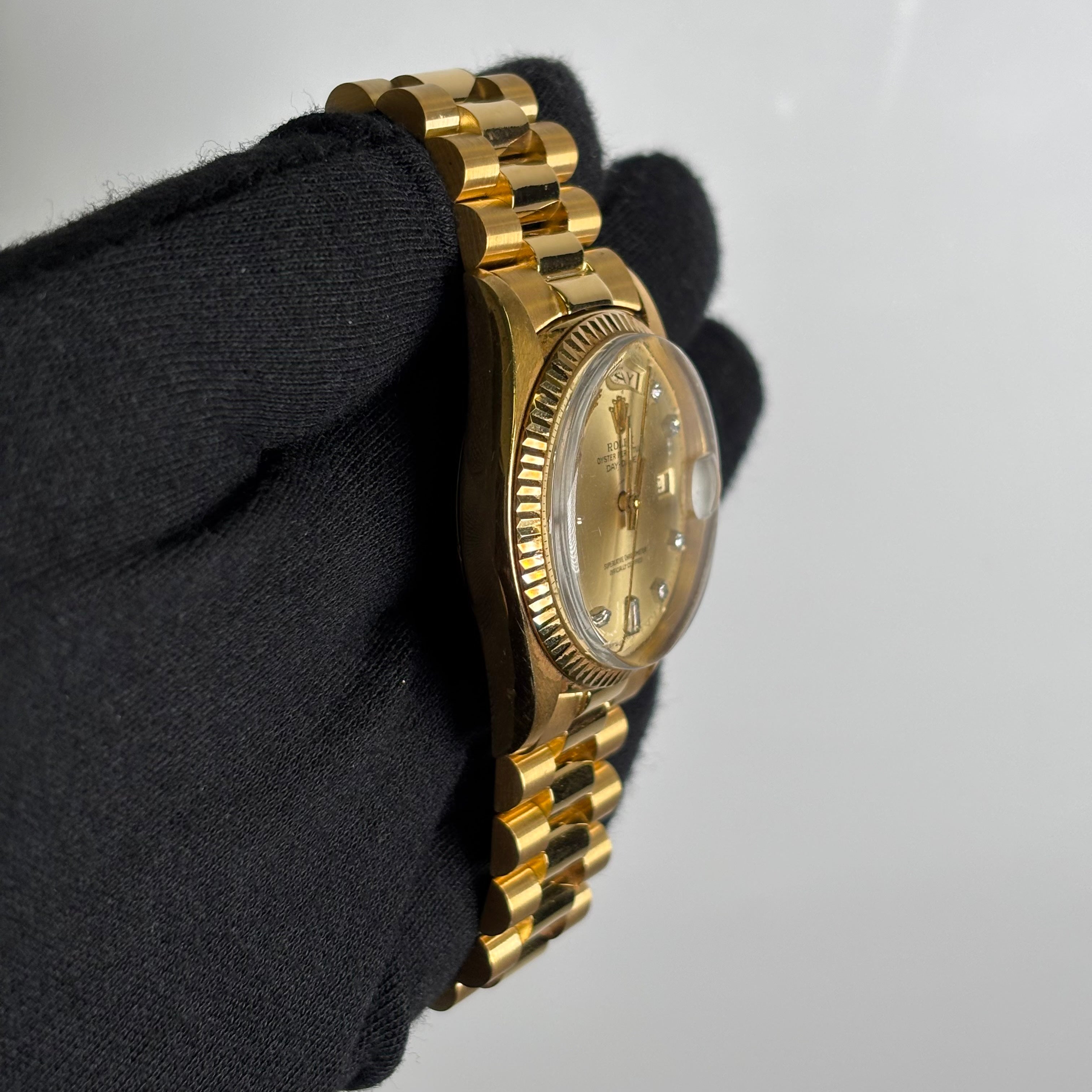 Rolex Day-Date 36mm Champagne Dial Watch Ref# 1803 - Happy Jewelers Fine Jewelry Lifetime Warranty