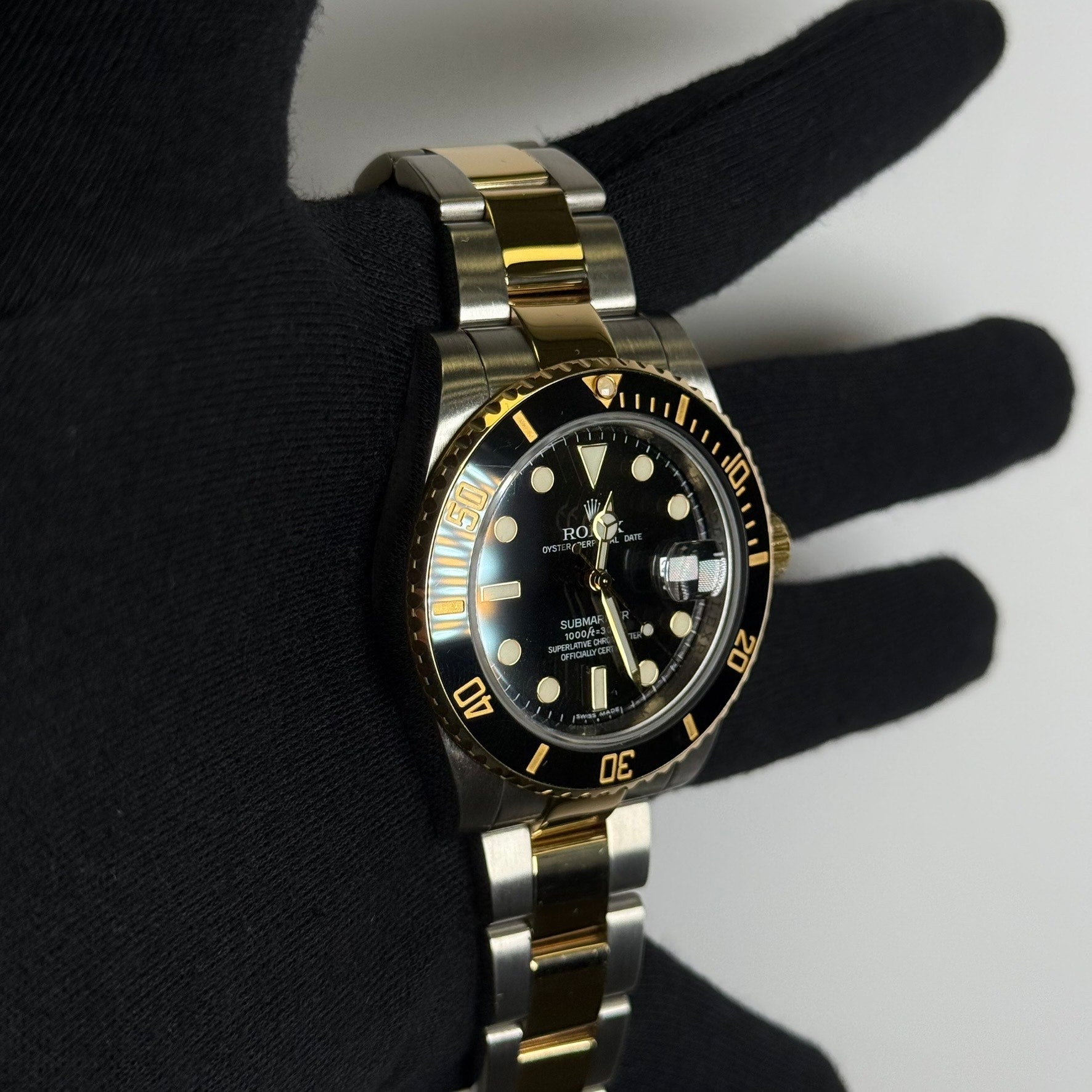 Rolex Submariner 40mm Black Dial Watch Ref# 116613 - Happy Jewelers Fine Jewelry Lifetime Warranty