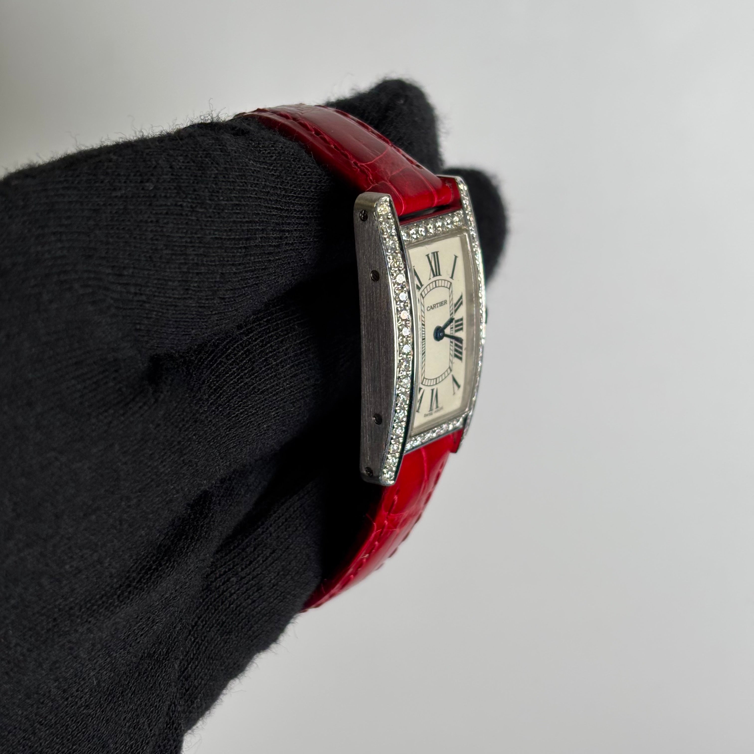 Cartier Tank 19mm White Dial Watch Ref# W2601956 - Happy Jewelers Fine Jewelry Lifetime Warranty