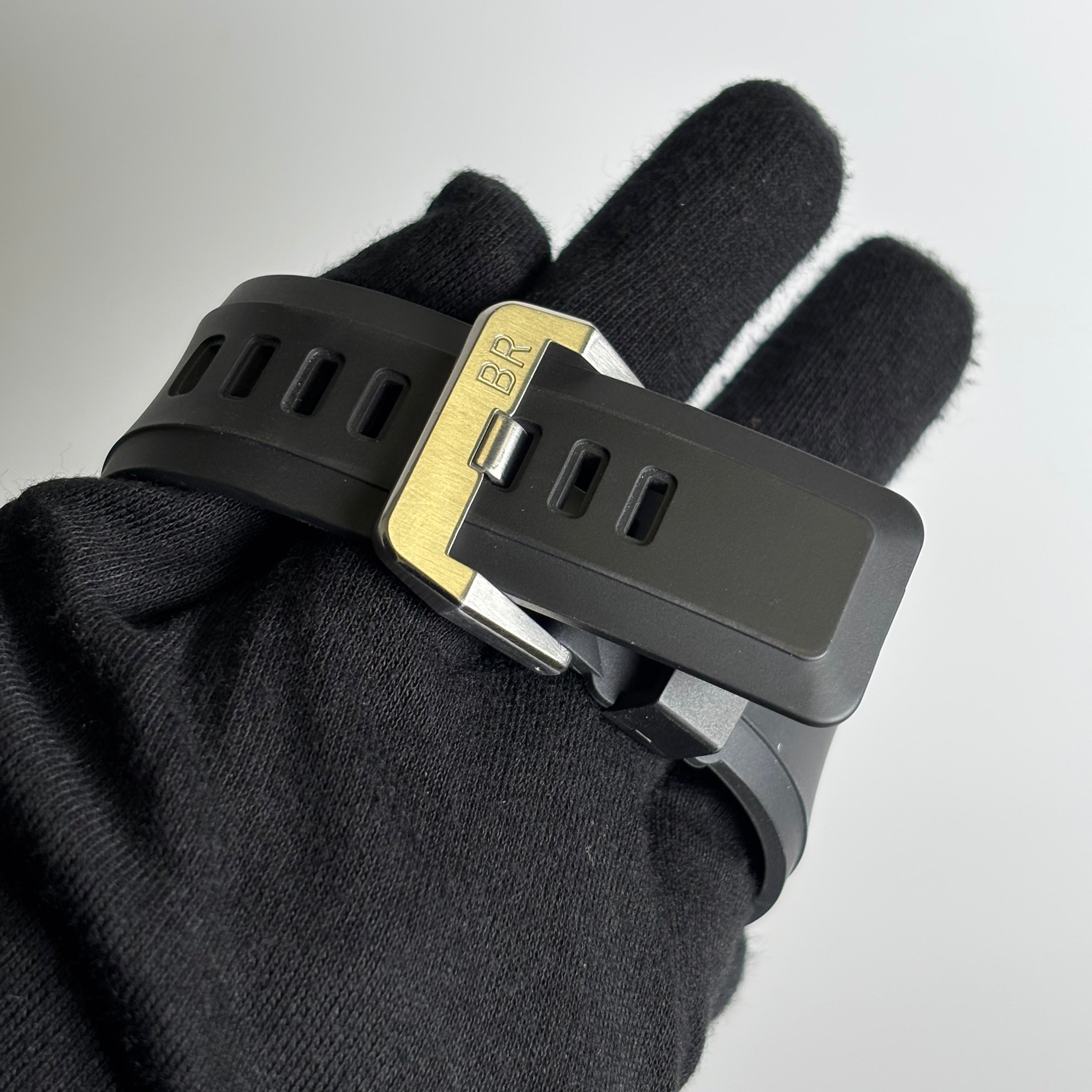 Bell & Ross BR01-96 46mm Black Dial Watch Ref# BR01-96 - Happy Jewelers Fine Jewelry Lifetime Warranty