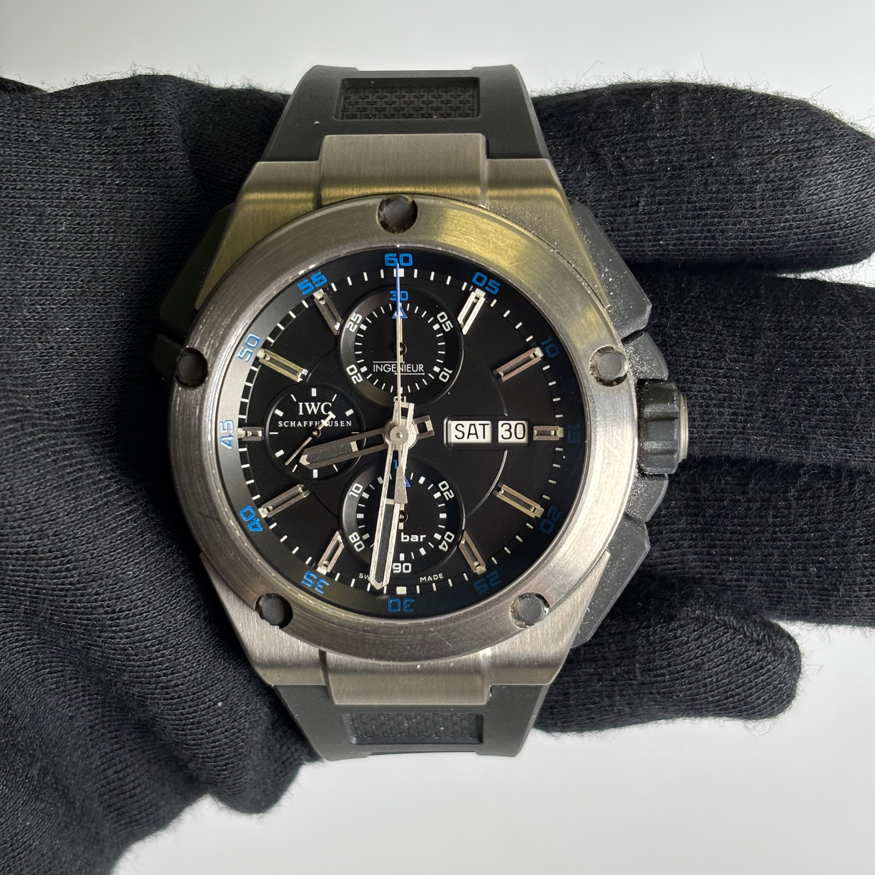 IWC Ingenieur 45mm Black Dial Watch Ref# IW376501 - Happy Jewelers Fine Jewelry Lifetime Warranty