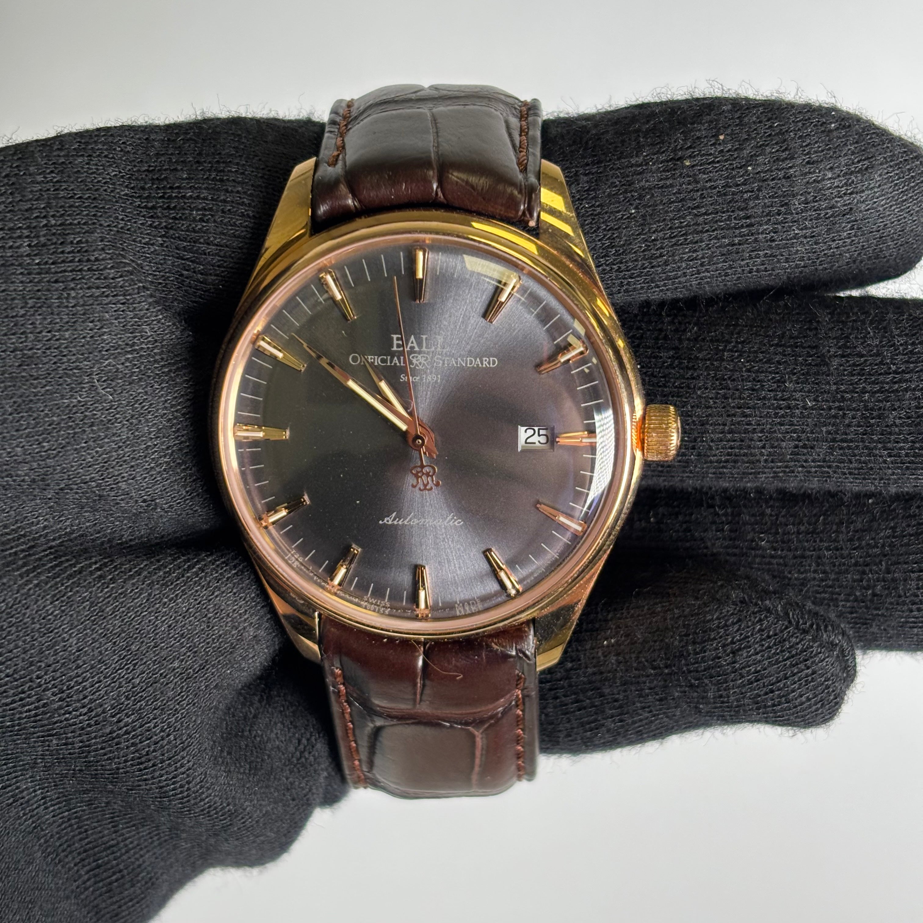 Ball Trainmaster 39mm Grey Dial Watch Ref# NM2888D - Happy Jewelers Fine Jewelry Lifetime Warranty