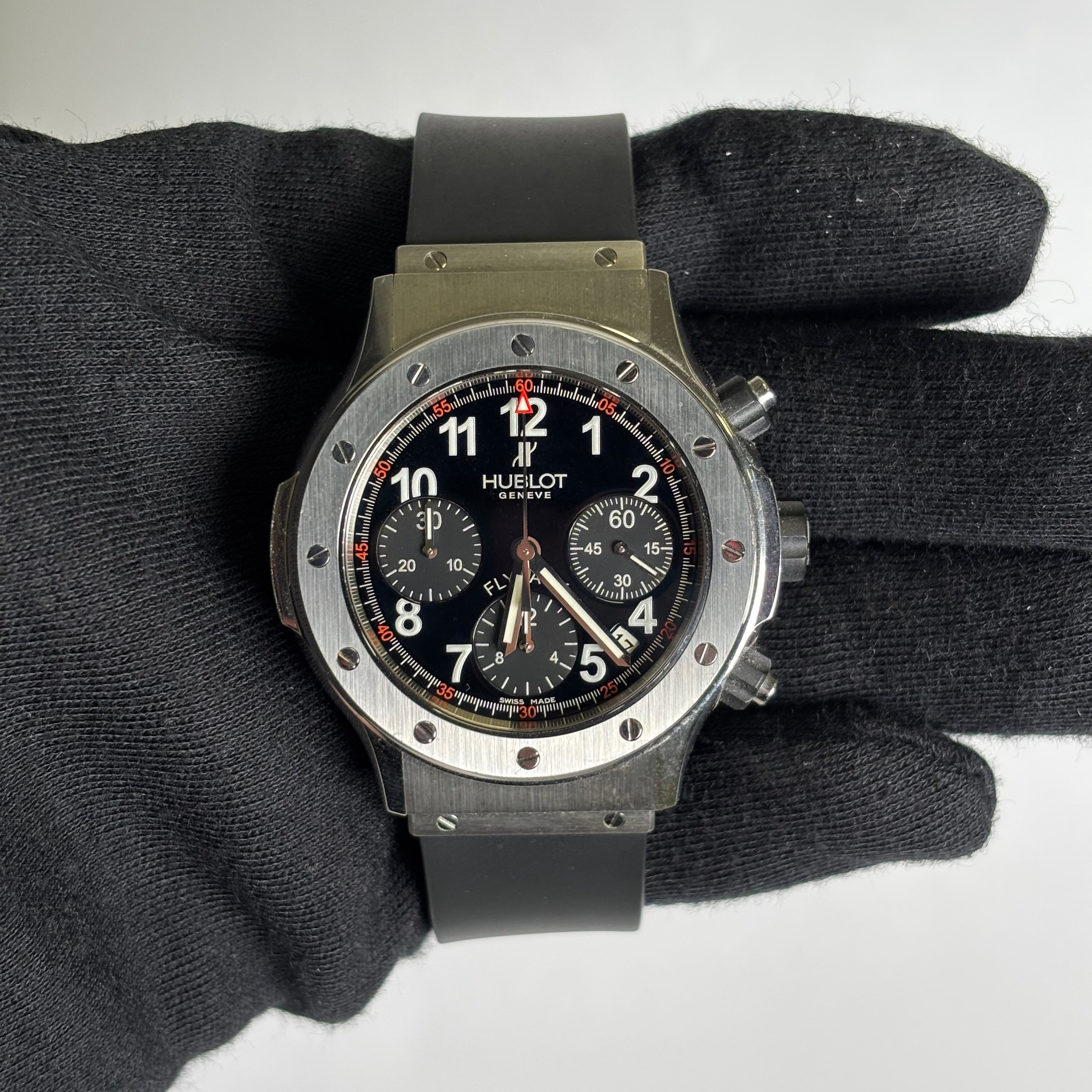 Hublot Classic 42mm Black Dial Watch Ref# 1926.NL30.1 - Happy Jewelers Fine Jewelry Lifetime Warranty