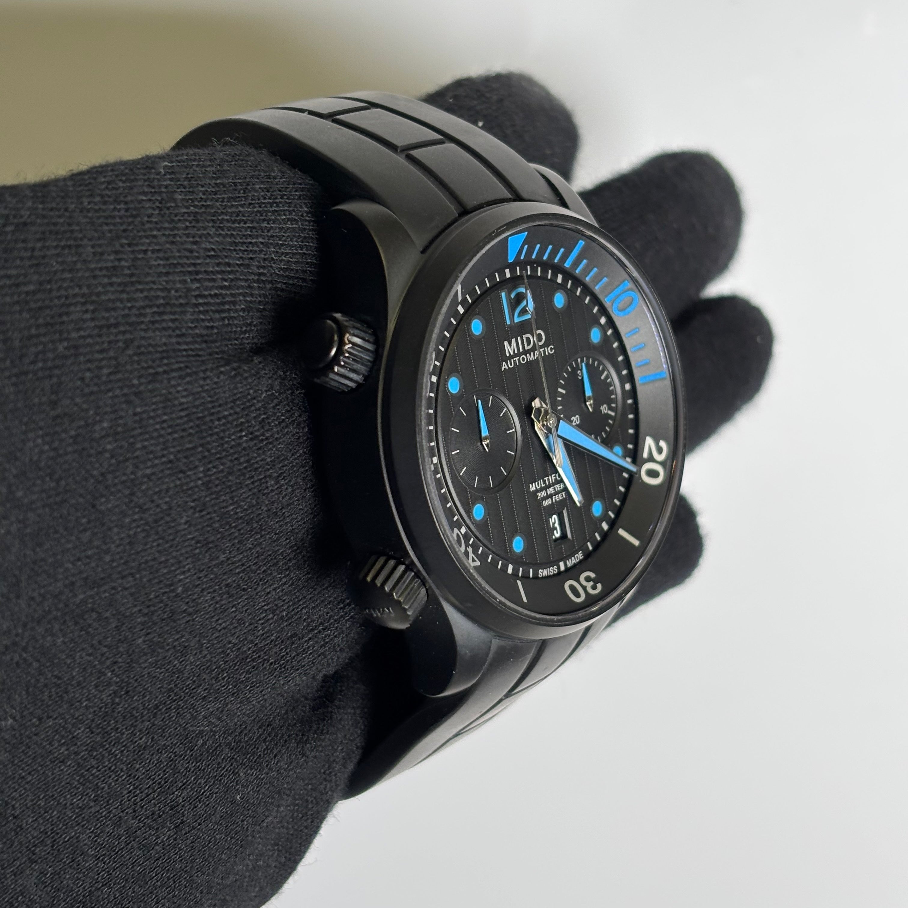 Mido Multifort 44mm Black Dial Watch Ref# M005914 - Happy Jewelers Fine Jewelry Lifetime Warranty