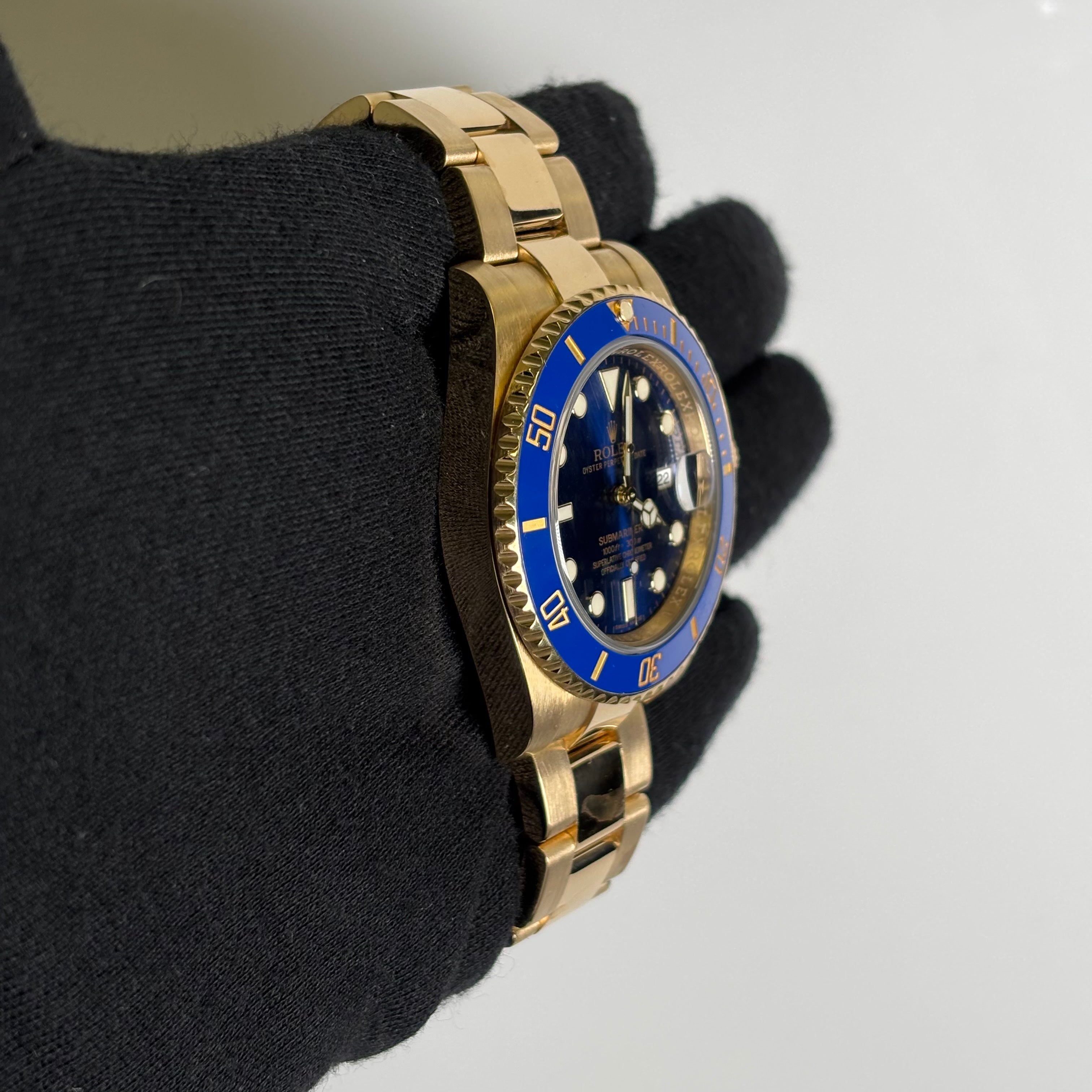 Rolex Submariner 40mm Blue Dial Watch Ref# 116618LB - Happy Jewelers Fine Jewelry Lifetime Warranty