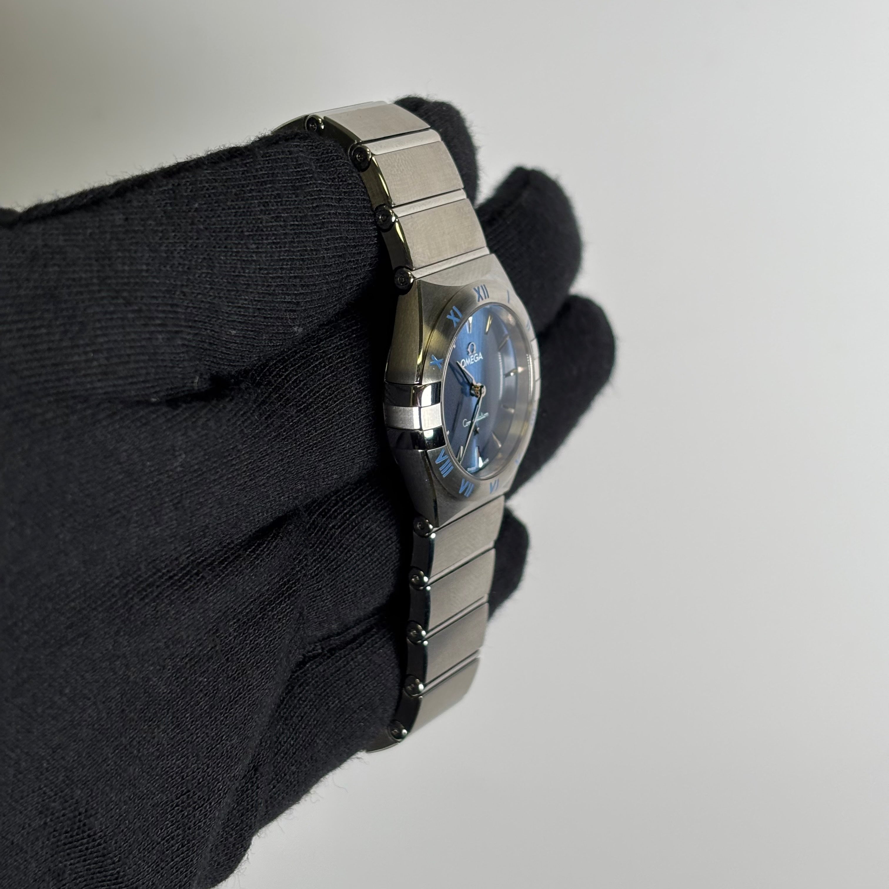 Omega Constellation 28mm Blue Dial Watch Ref# 131.10.28.60.03.001 - Happy Jewelers Fine Jewelry Lifetime Warranty