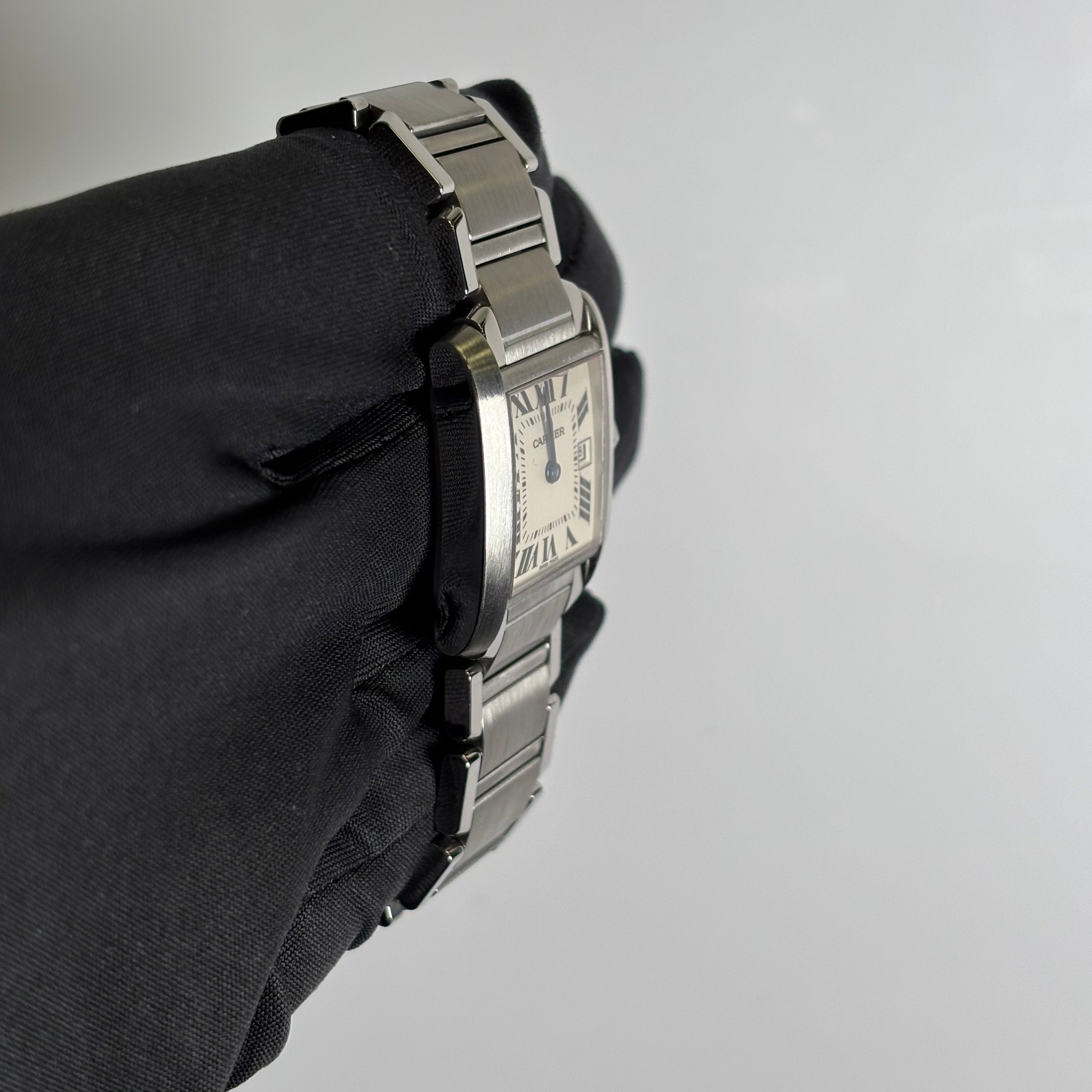 Cartier Tank 25mm White Dial Watch Ref# W51011Q3 - Happy Jewelers Fine Jewelry Lifetime Warranty