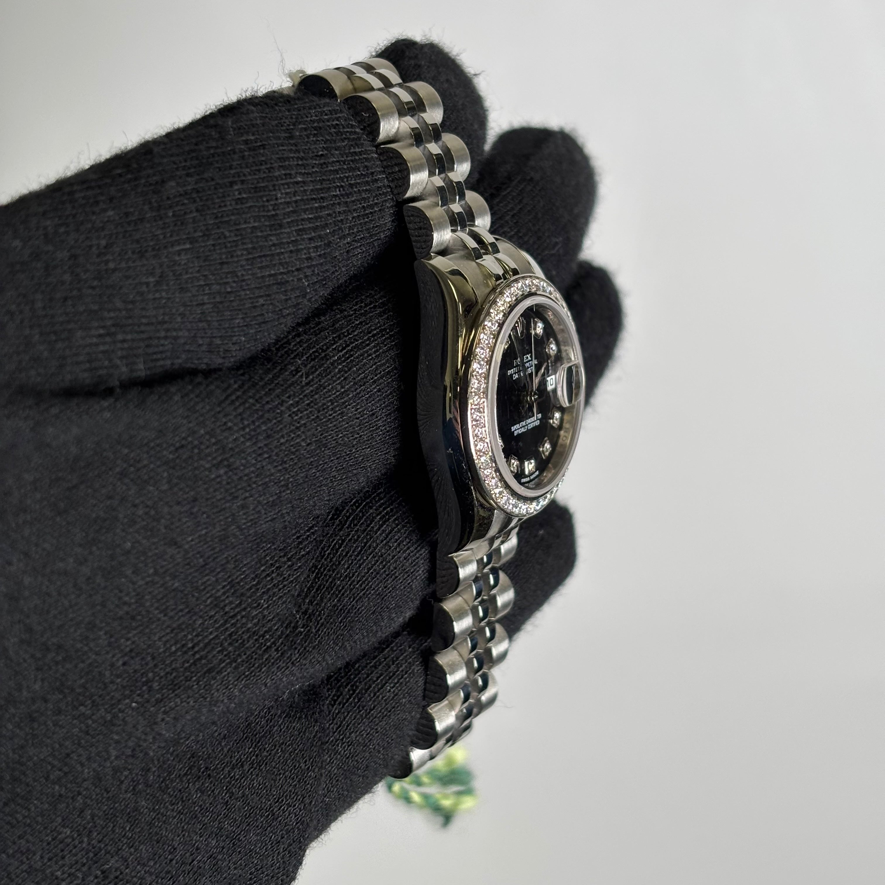 Rolex Datejust 26mm Black Dial Watch Ref# 179384 - Happy Jewelers Fine Jewelry Lifetime Warranty
