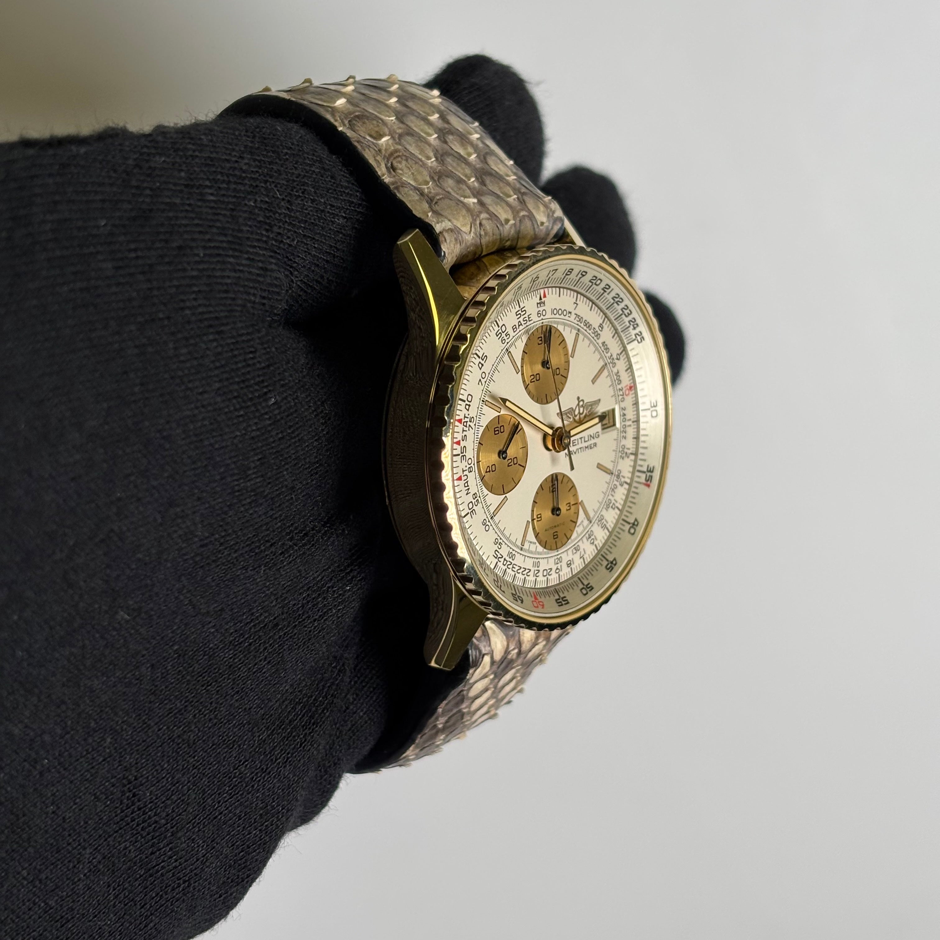 Breitling Navitimer 42mm White Dial Watch Ref# 81610 - Happy Jewelers Fine Jewelry Lifetime Warranty