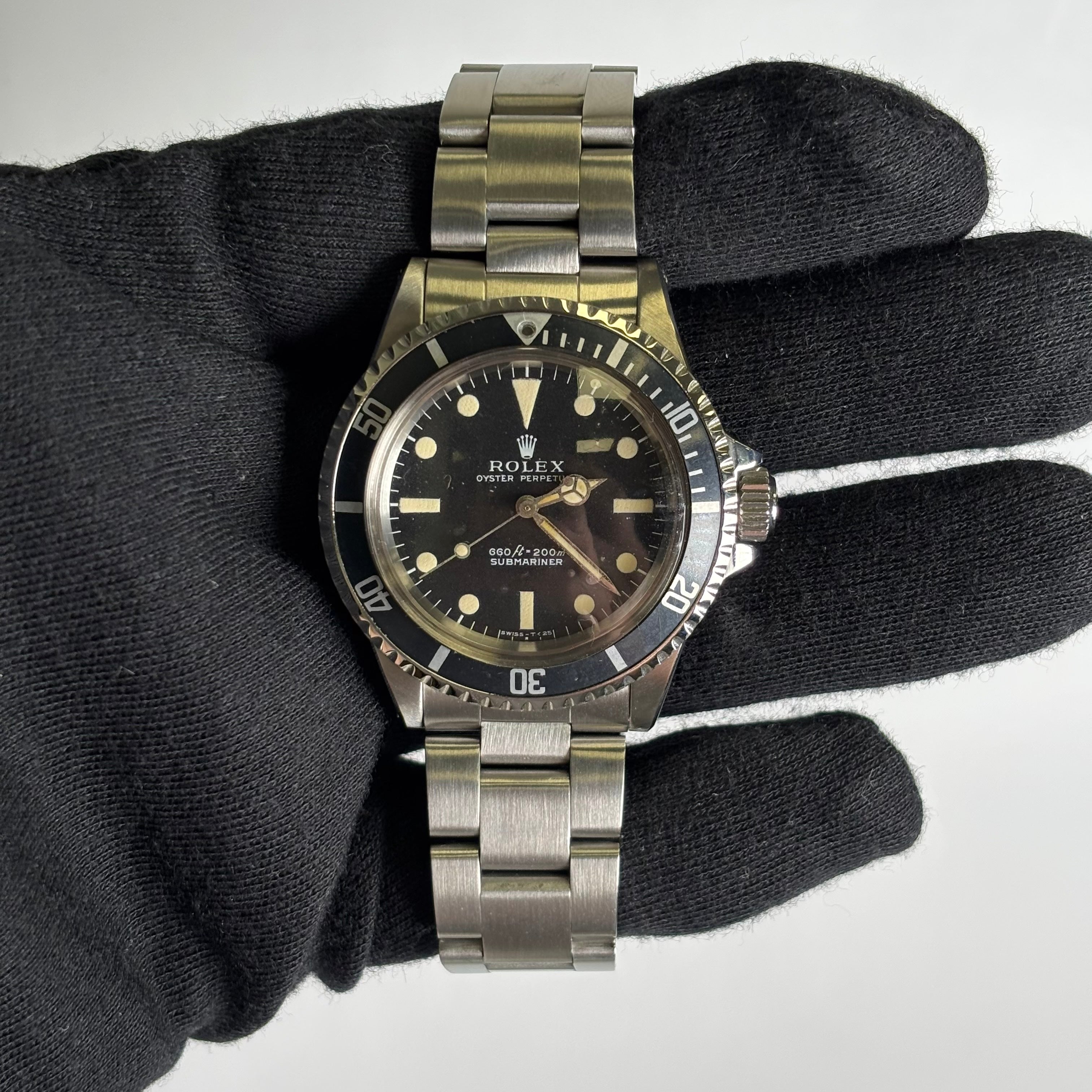 Rolex Submariner 40mm Black Dial Watch Ref# 5513 - Happy Jewelers Fine Jewelry Lifetime Warranty